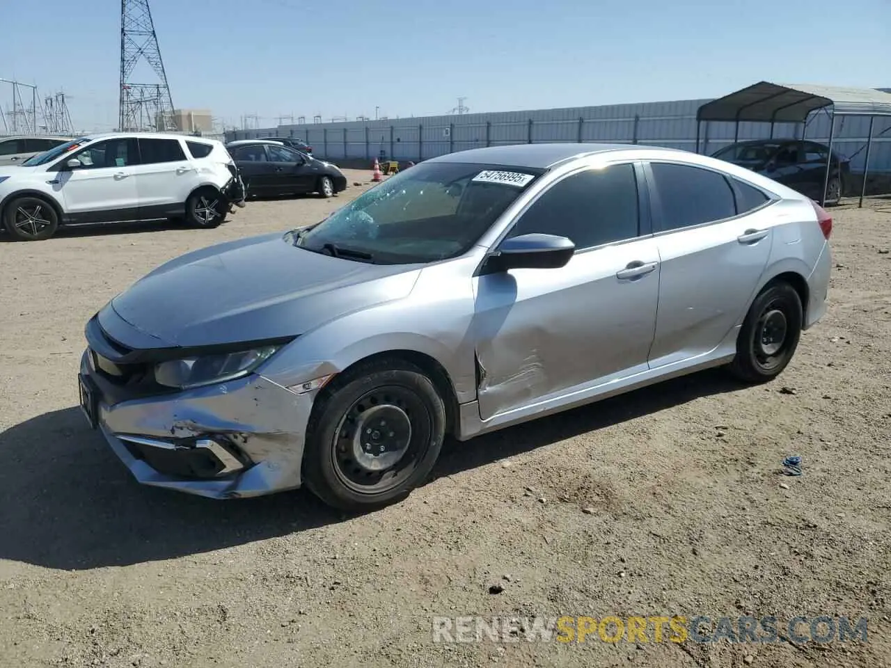 1 fotografías del automóvil dañado 2HGFC2F62LH534353 HONDA CIVIC 2020