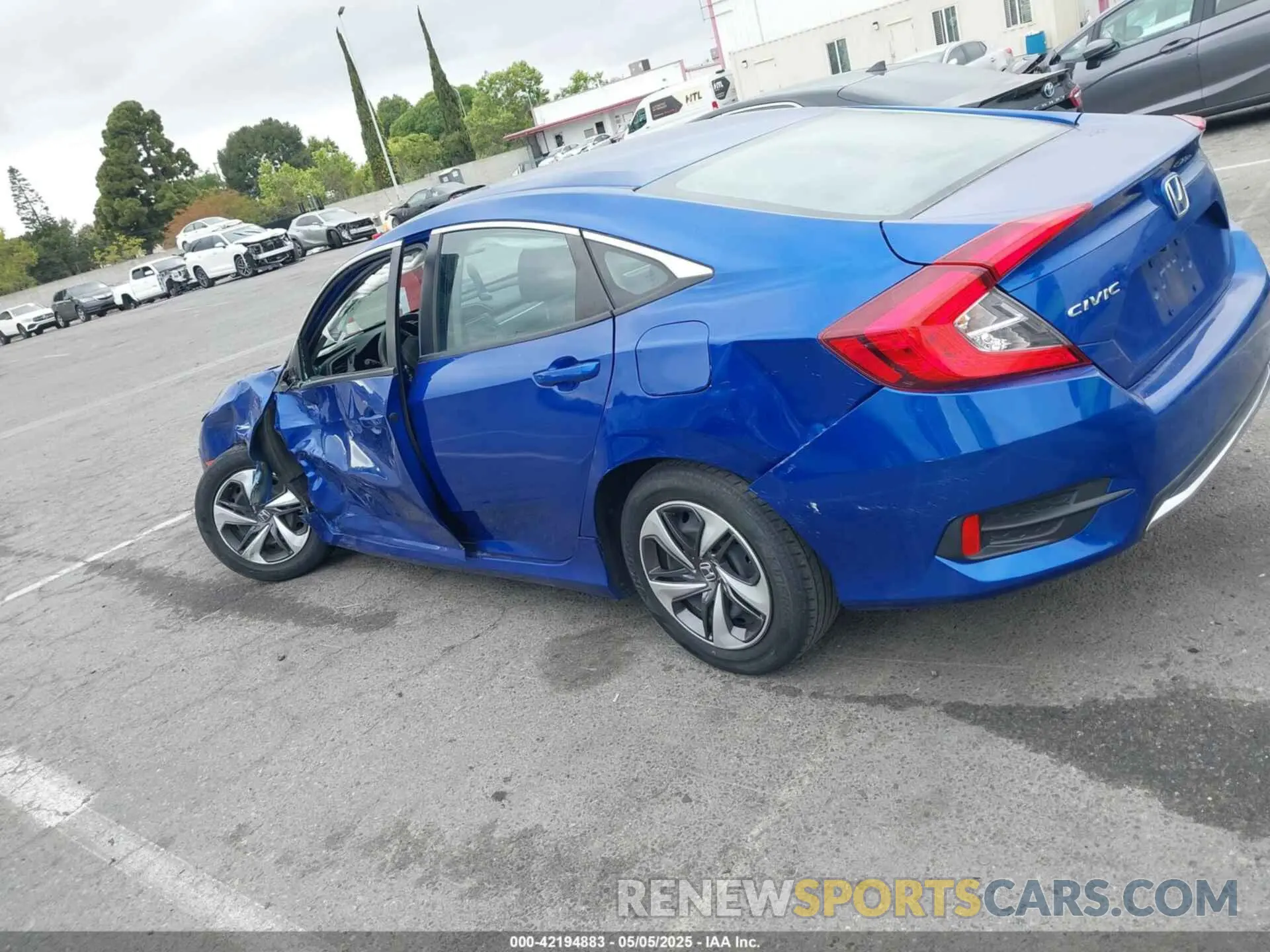 14 fotografías del automóvil dañado 2HGFC2F62LH547118 HONDA CIVIC 2020
