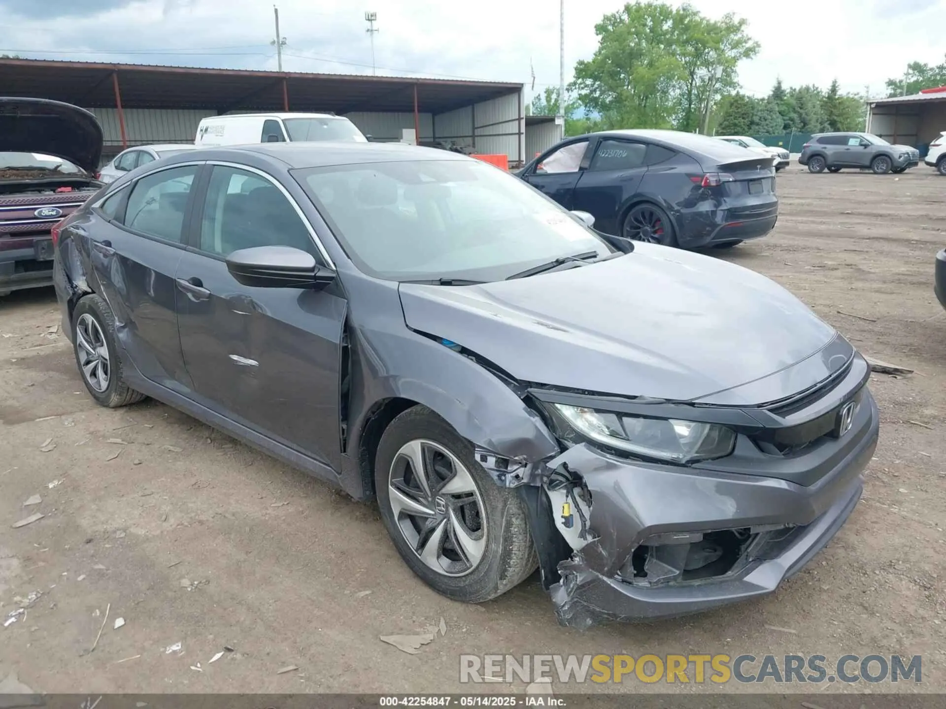 1 fotografías del automóvil dañado 2HGFC2F62LH547412 HONDA CIVIC 2020