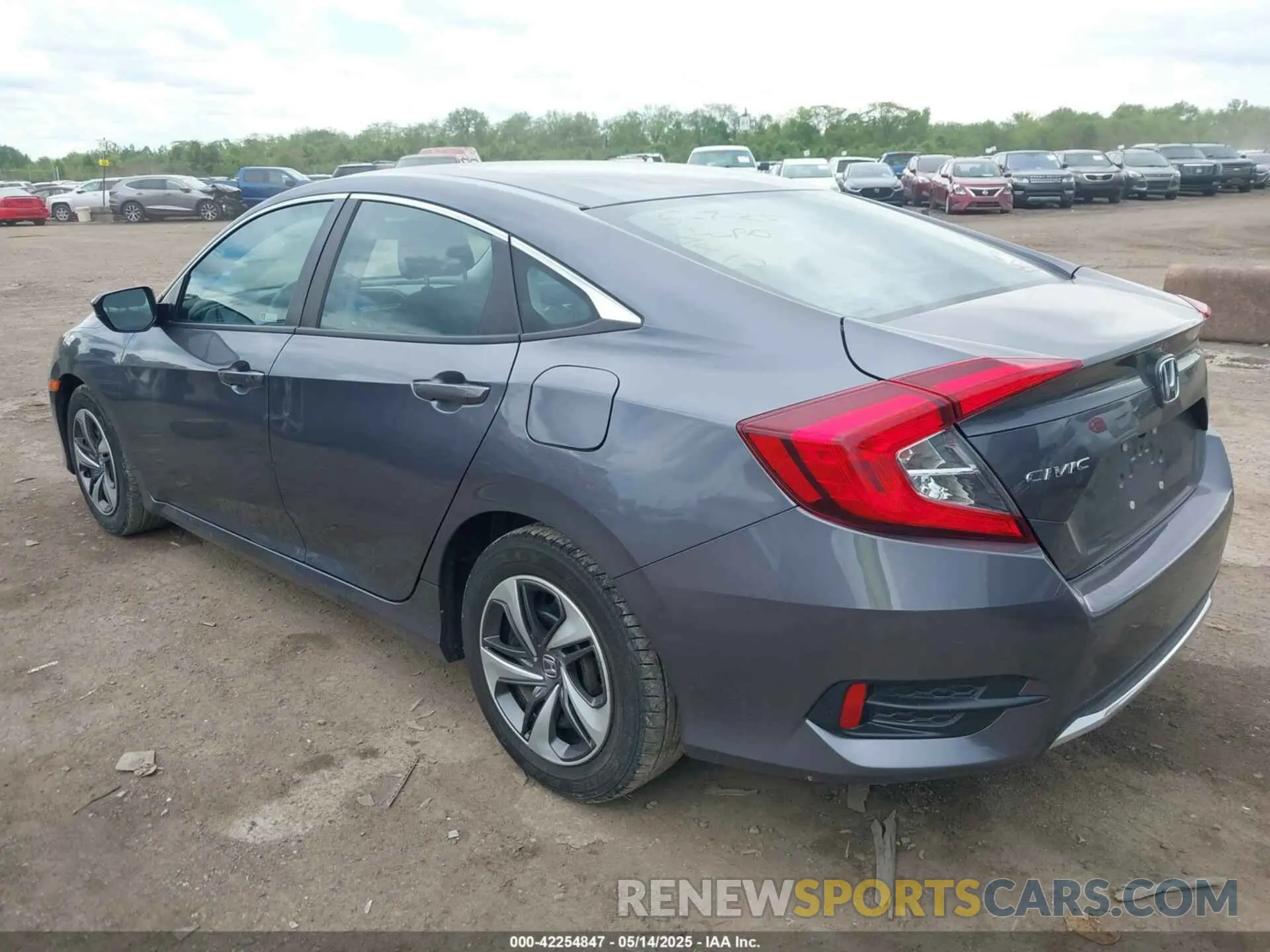 3 fotografías del automóvil dañado 2HGFC2F62LH547412 HONDA CIVIC 2020