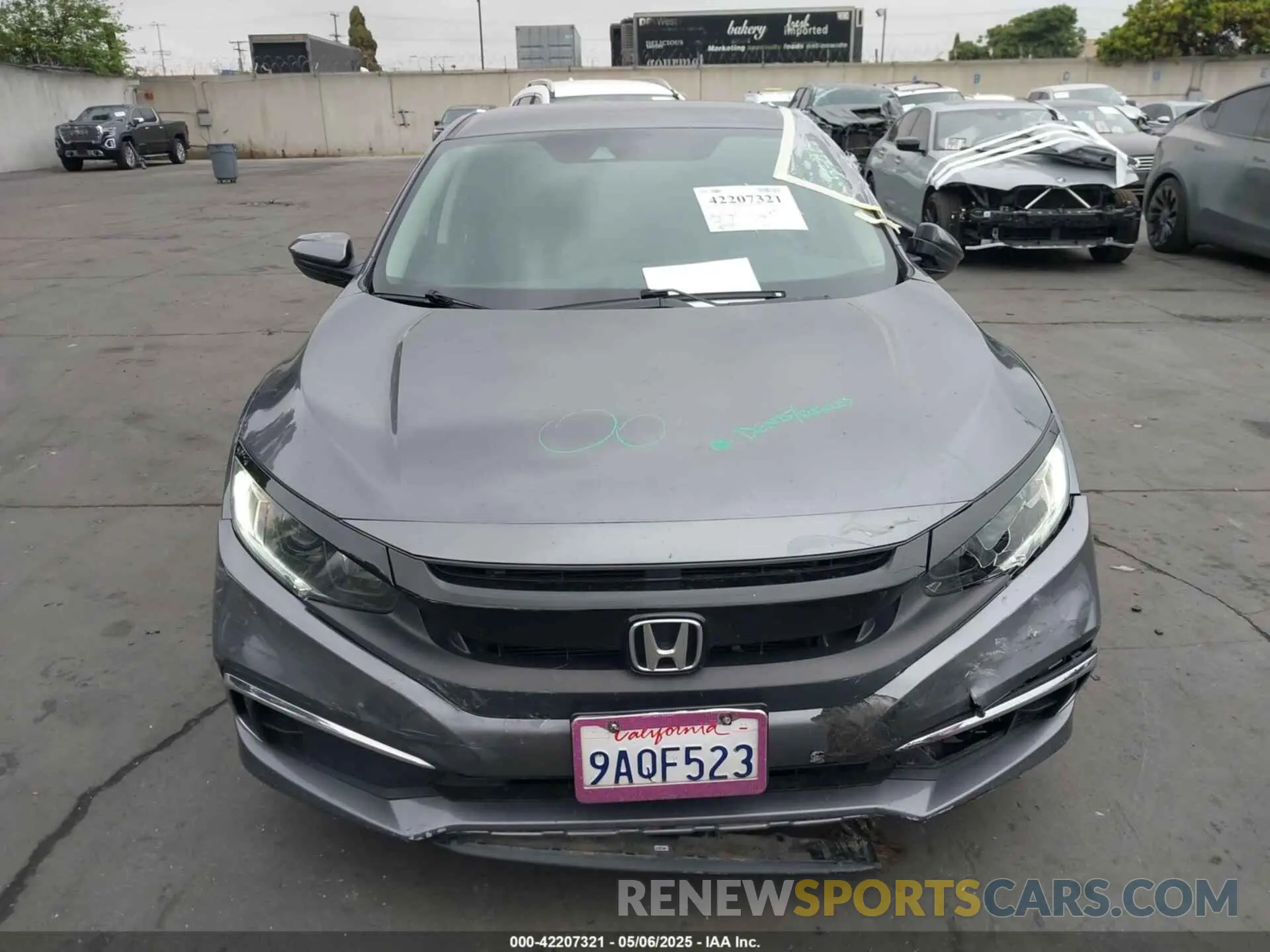 13 fotografías del automóvil dañado 2HGFC2F62LH547572 HONDA CIVIC 2020