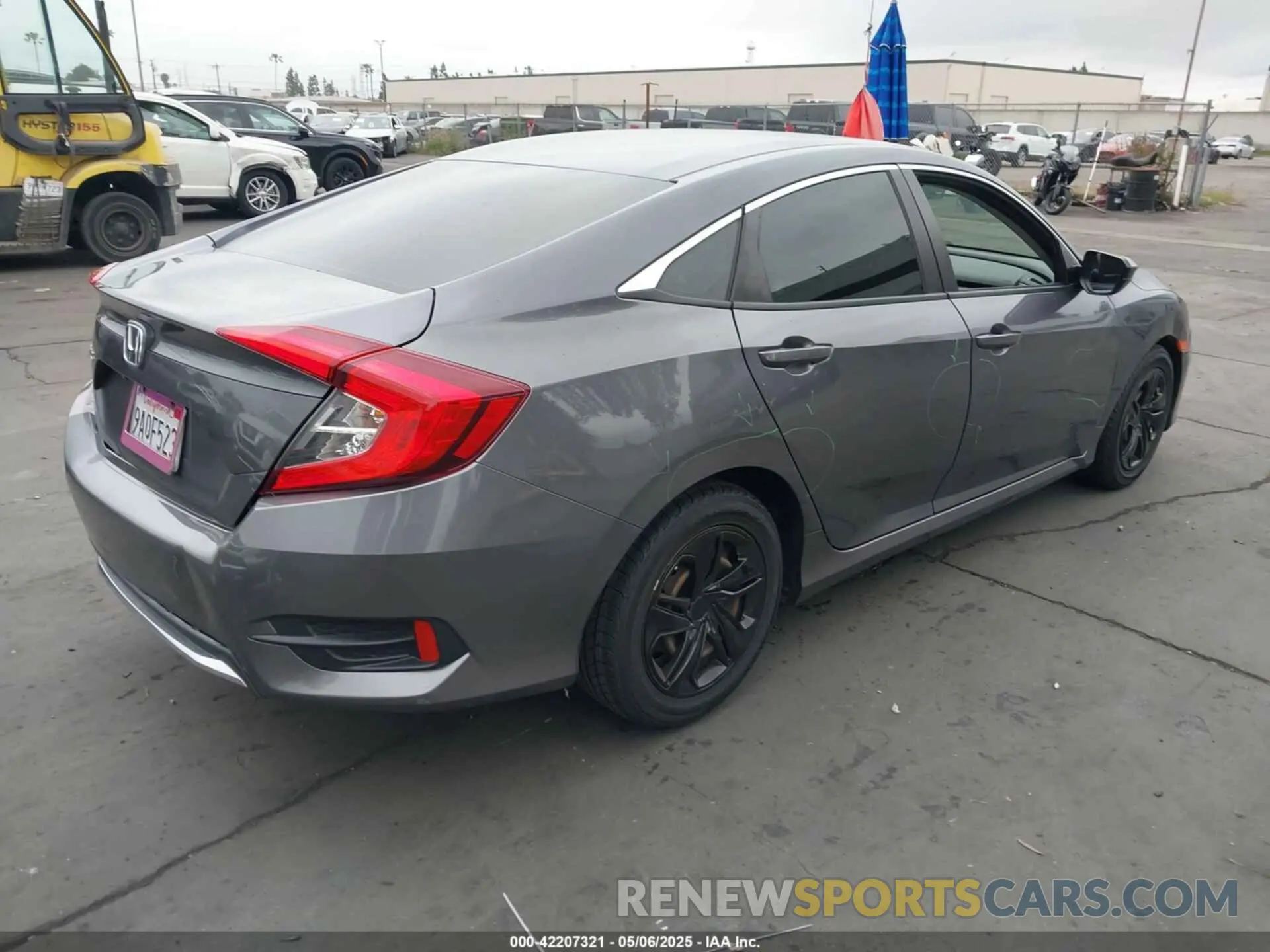 4 fotografías del automóvil dañado 2HGFC2F62LH547572 HONDA CIVIC 2020