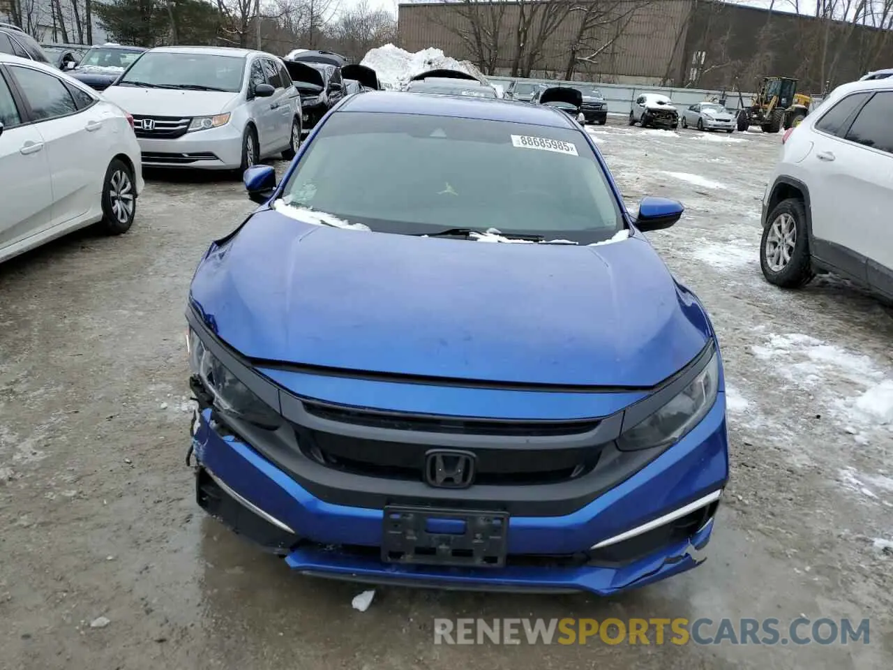 5 fotografías del automóvil dañado 2HGFC2F62LH578627 HONDA CIVIC 2020