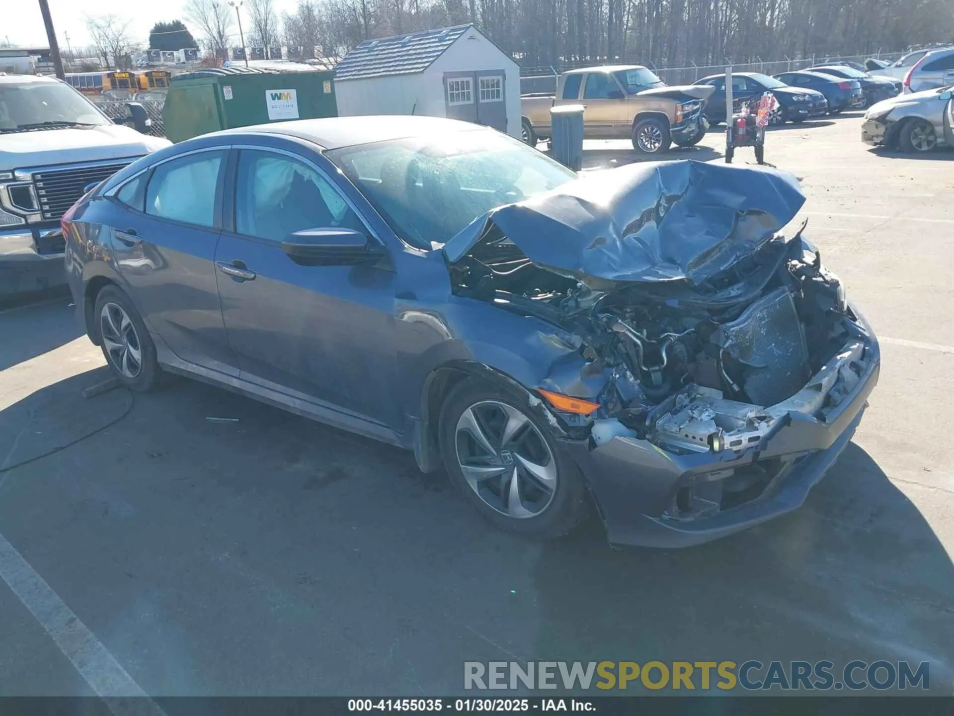 1 fotografías del automóvil dañado 2HGFC2F62LH581785 HONDA CIVIC 2020
