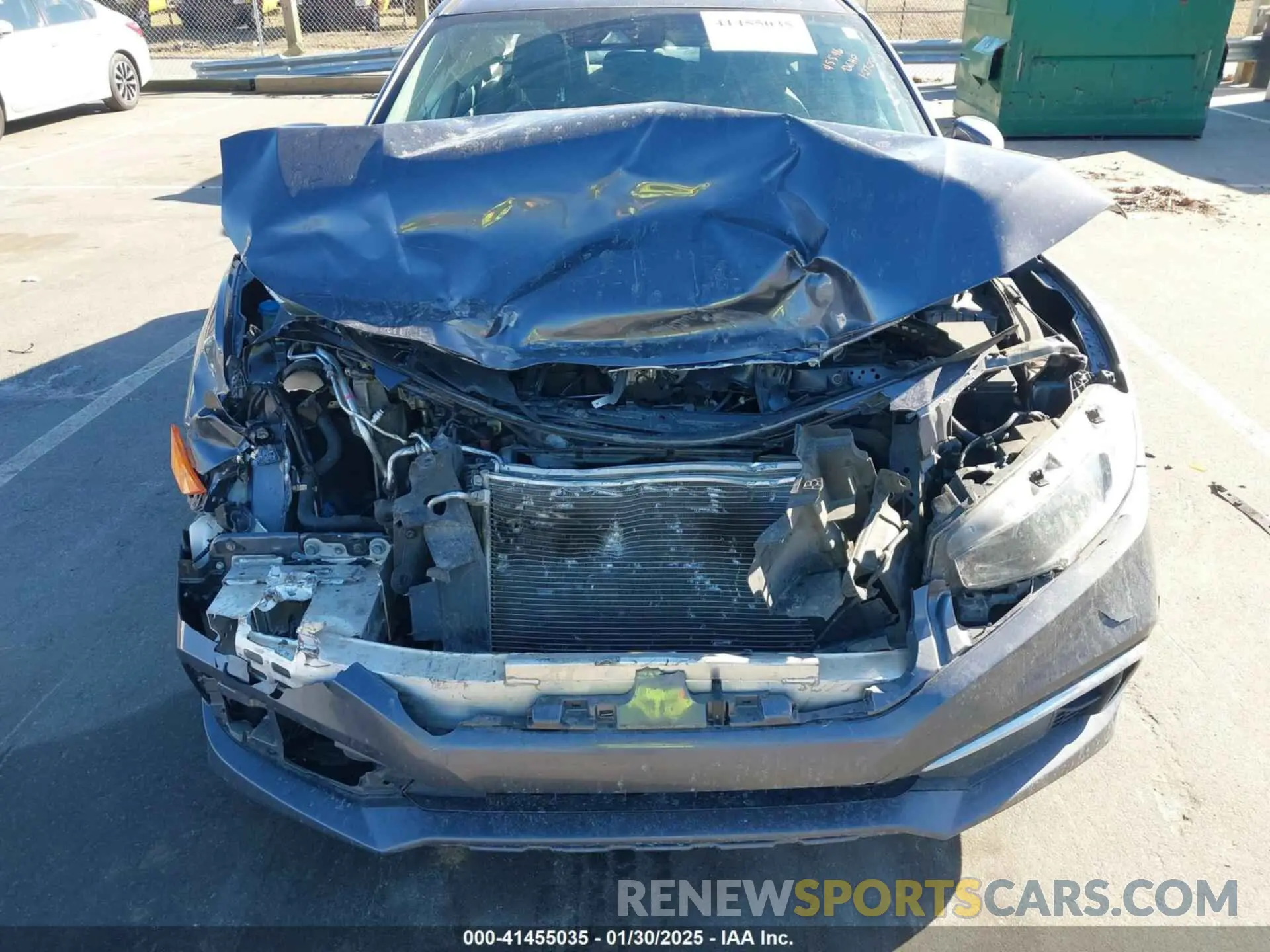 6 fotografías del automóvil dañado 2HGFC2F62LH581785 HONDA CIVIC 2020