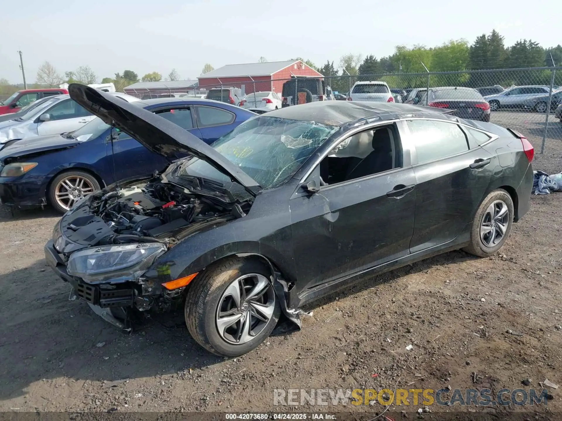 6 fotografías del automóvil dañado 2HGFC2F62LH589014 HONDA CIVIC 2020