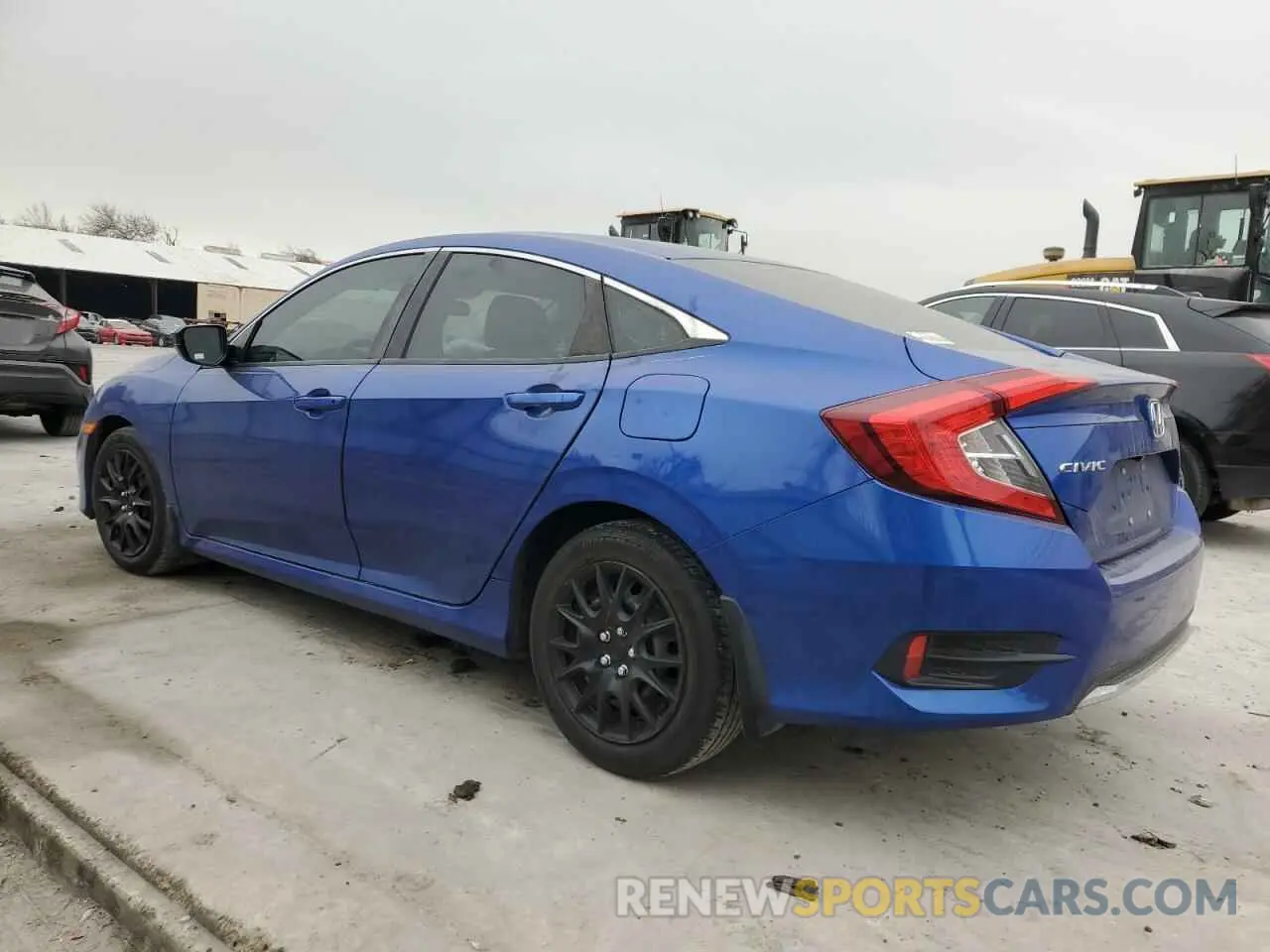 2 fotografías del automóvil dañado 2HGFC2F62LH596190 HONDA CIVIC 2020