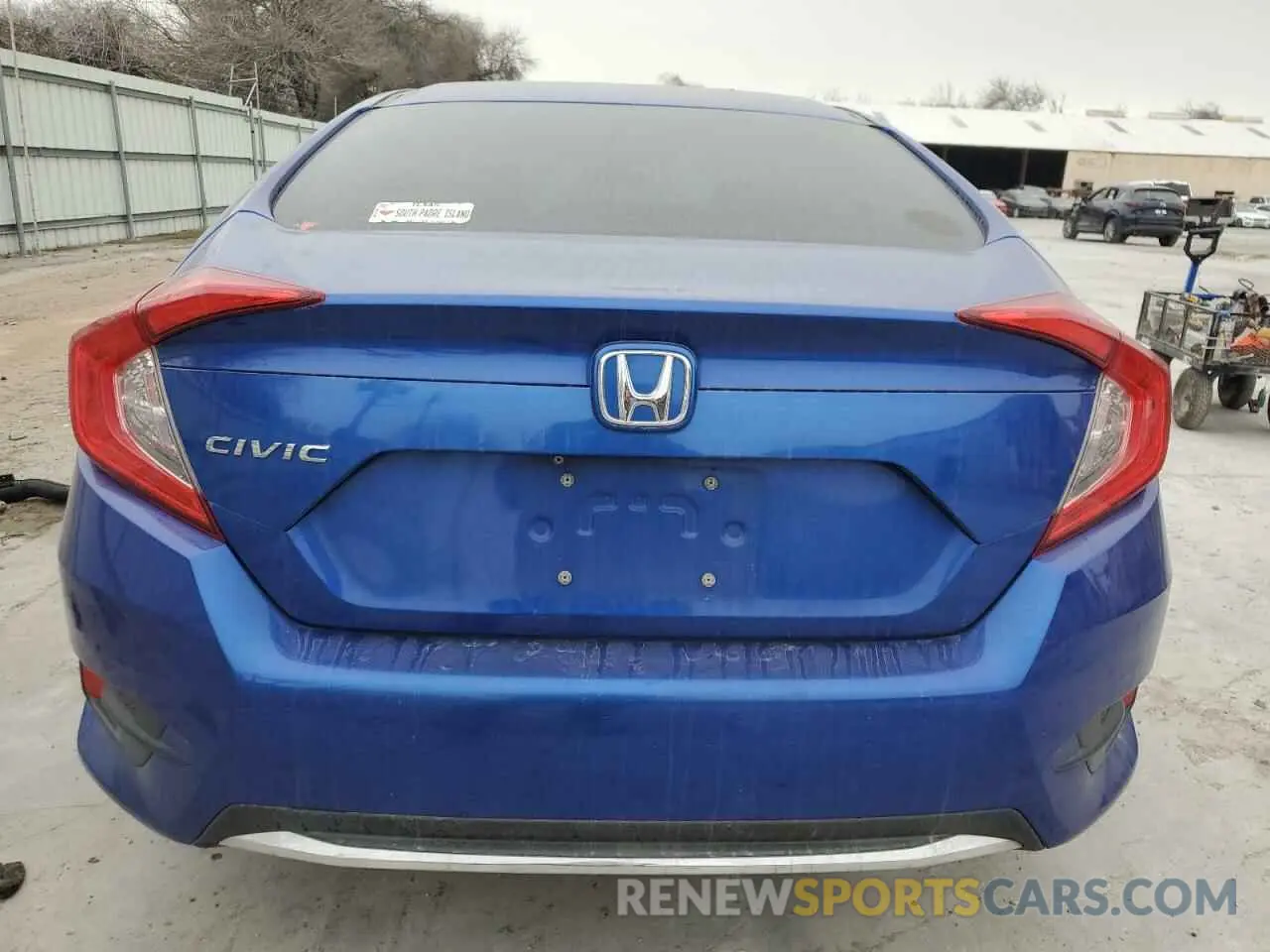 6 fotografías del automóvil dañado 2HGFC2F62LH596190 HONDA CIVIC 2020