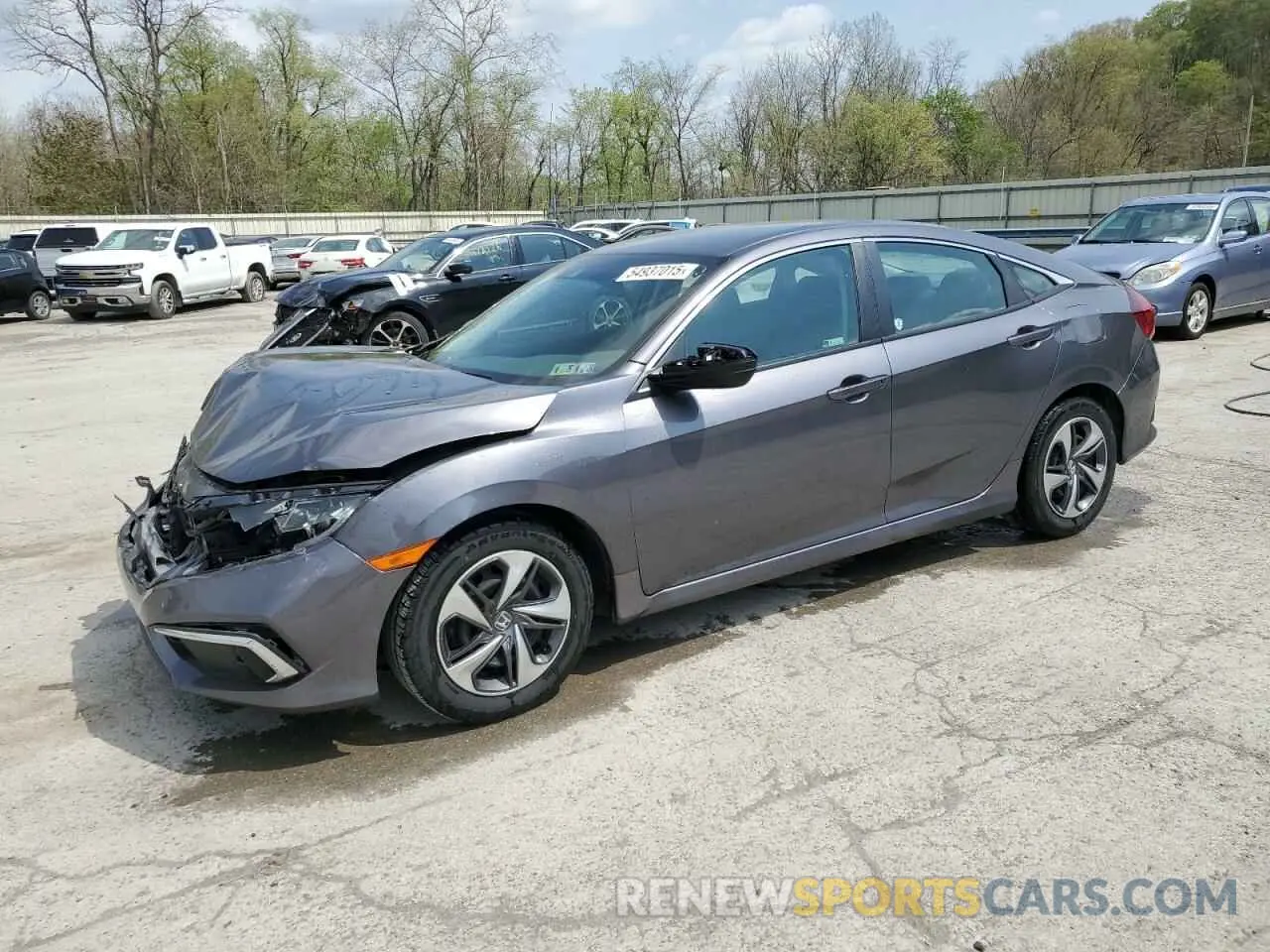 1 fotografías del automóvil dañado 2HGFC2F63LH502768 HONDA CIVIC 2020