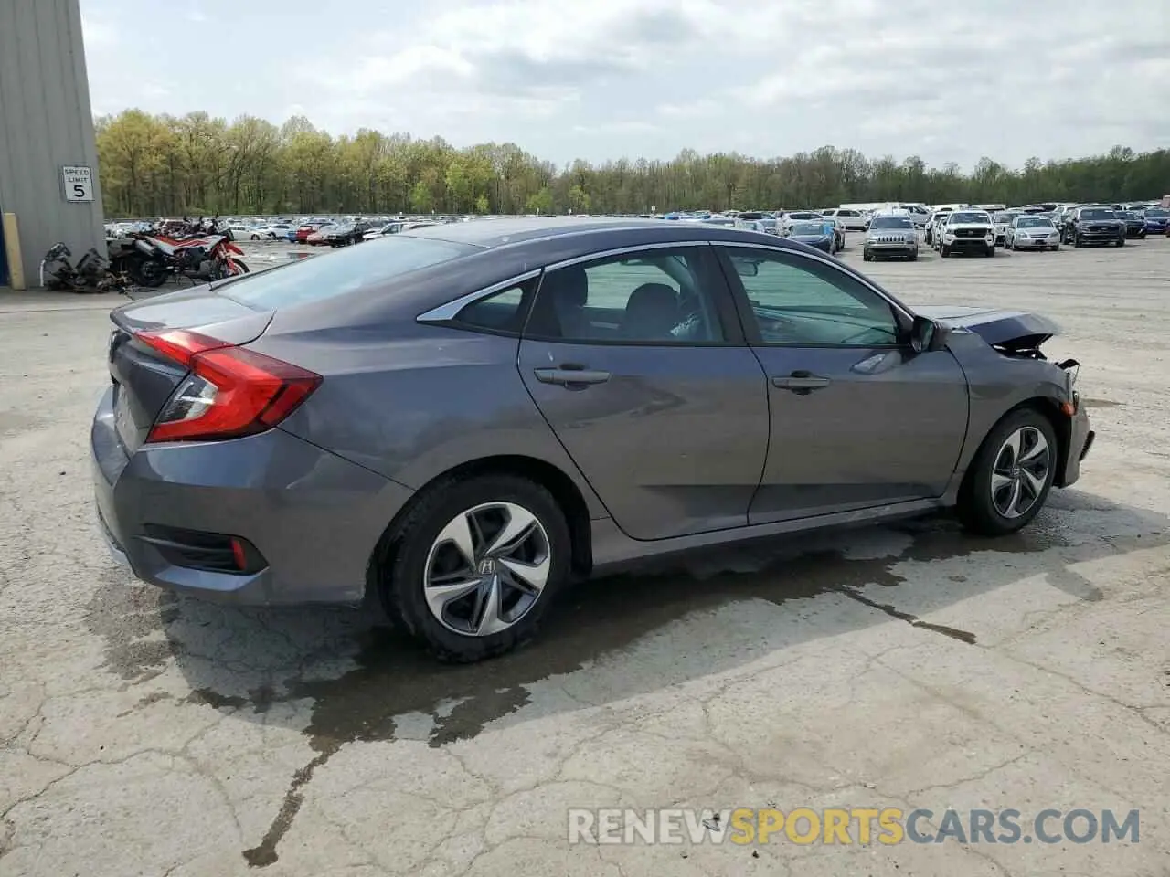 3 fotografías del automóvil dañado 2HGFC2F63LH502768 HONDA CIVIC 2020