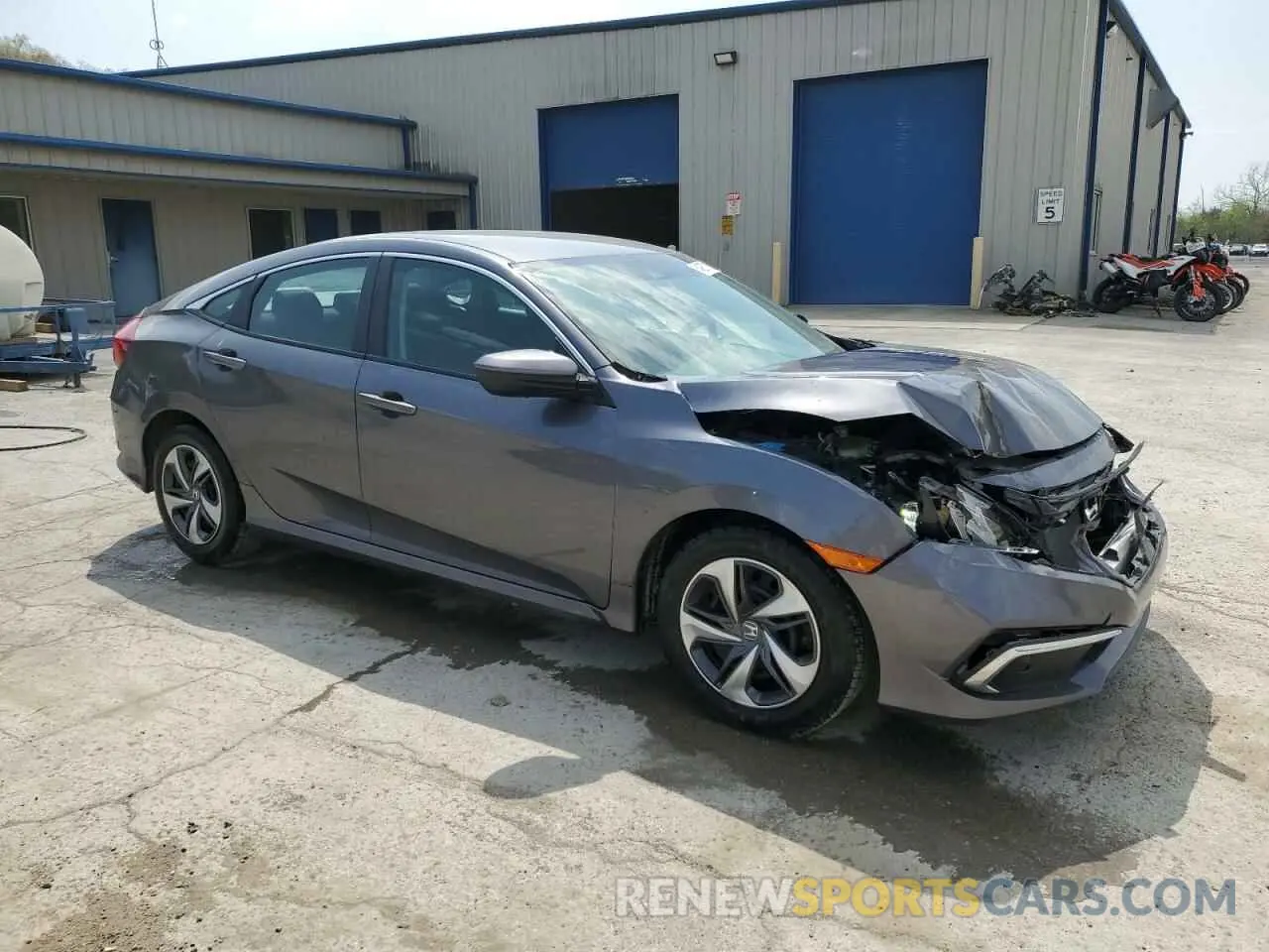 4 fotografías del automóvil dañado 2HGFC2F63LH502768 HONDA CIVIC 2020