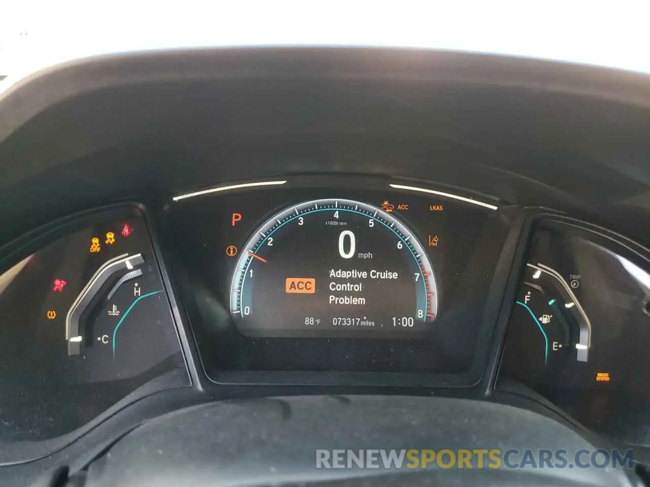9 fotografías del automóvil dañado 2HGFC2F63LH517884 HONDA CIVIC 2020