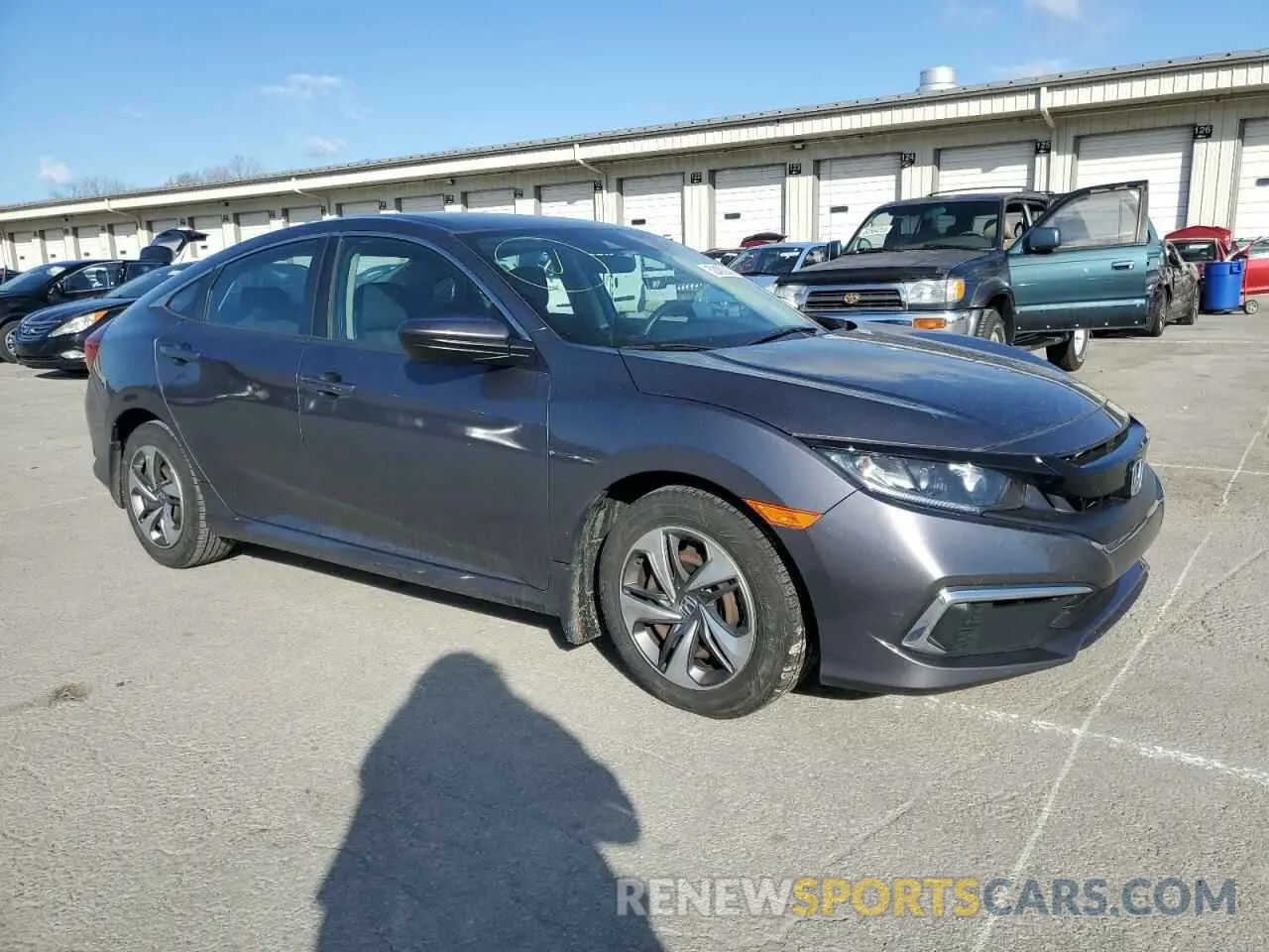 4 fotografías del automóvil dañado 2HGFC2F63LH520722 HONDA CIVIC 2020