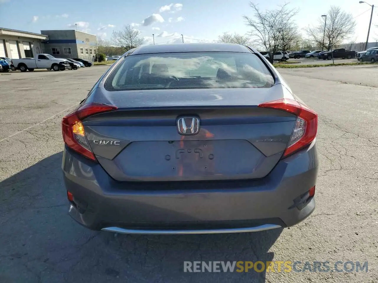 6 fotografías del automóvil dañado 2HGFC2F63LH520722 HONDA CIVIC 2020