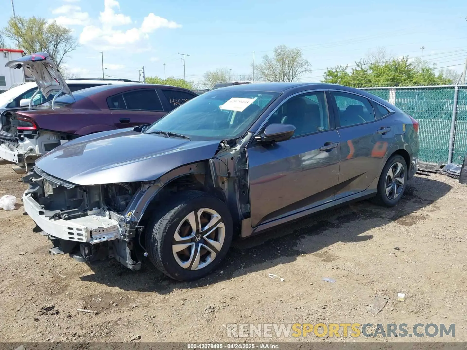 6 fotografías del automóvil dañado 2HGFC2F63LH538959 HONDA CIVIC 2020