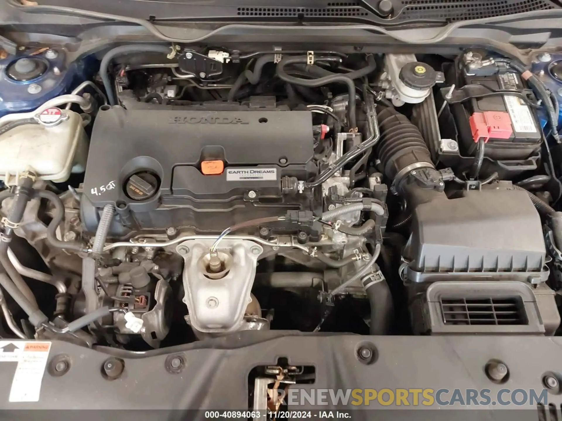 10 fotografías del automóvil dañado 2HGFC2F63LH560802 HONDA CIVIC 2020