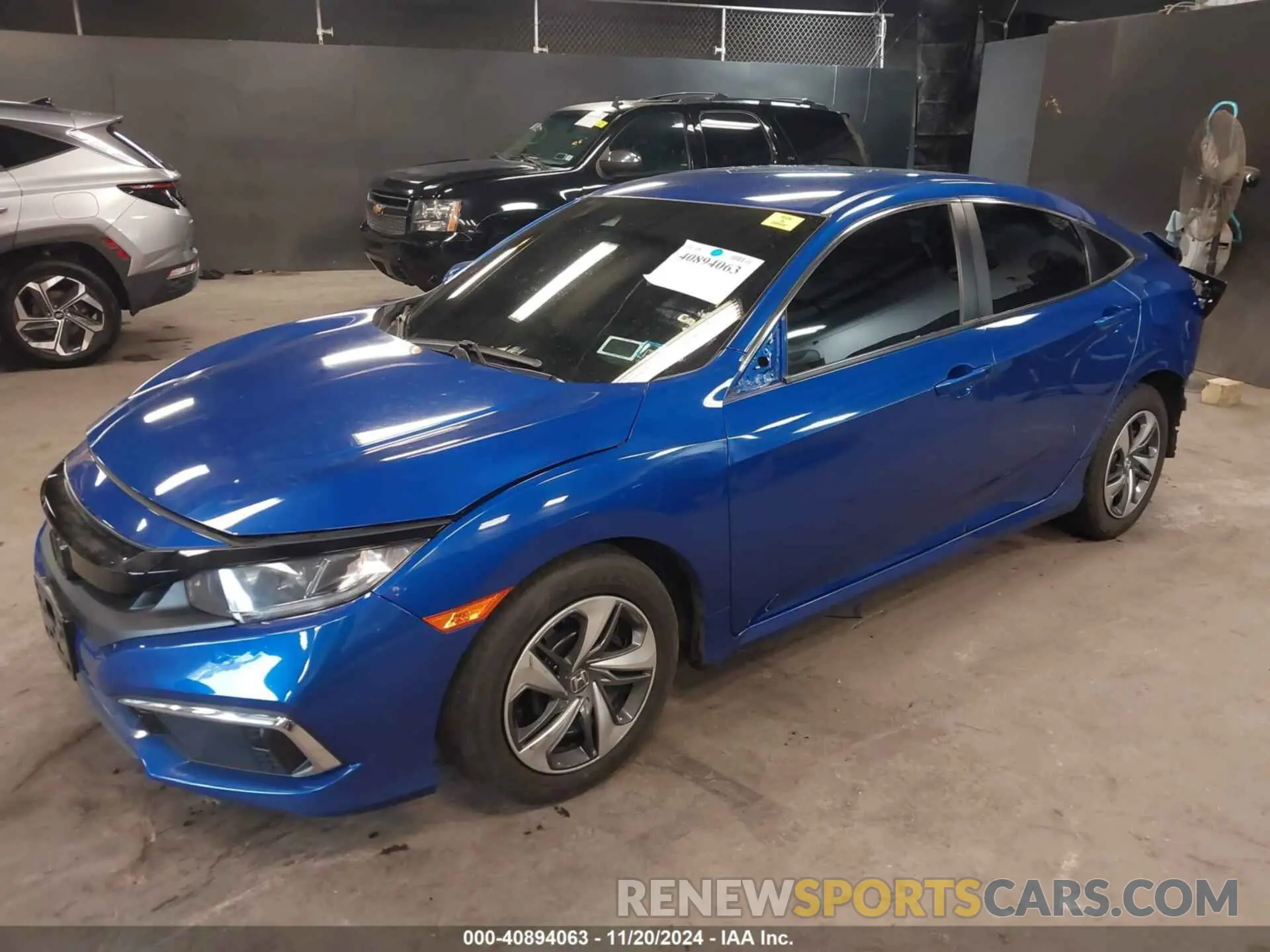 2 fotografías del automóvil dañado 2HGFC2F63LH560802 HONDA CIVIC 2020