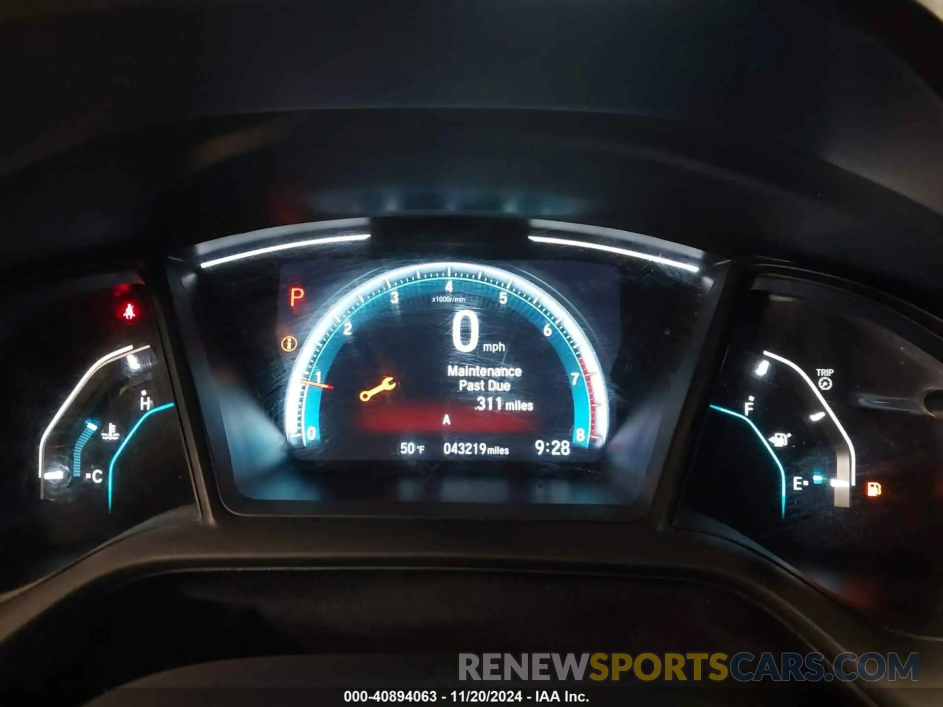 7 fotografías del automóvil dañado 2HGFC2F63LH560802 HONDA CIVIC 2020