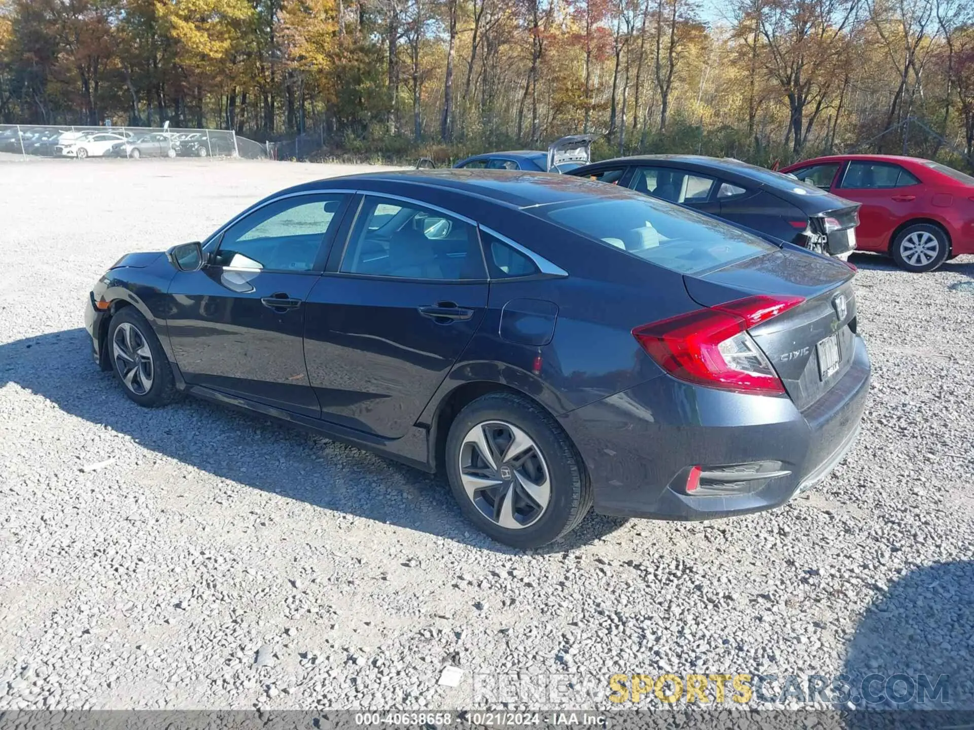 3 fotografías del automóvil dañado 2HGFC2F63LH562050 HONDA CIVIC 2020