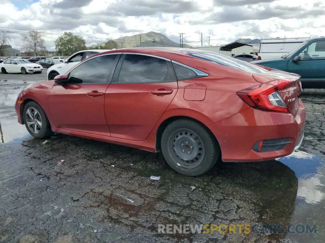 2 fotografías del automóvil dañado 2HGFC2F63LH566809 HONDA CIVIC 2020