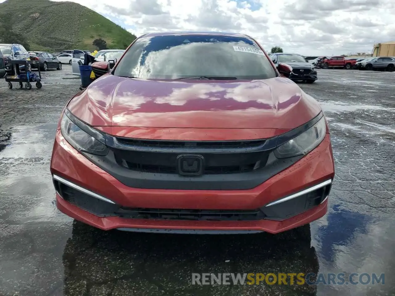 5 fotografías del automóvil dañado 2HGFC2F63LH566809 HONDA CIVIC 2020