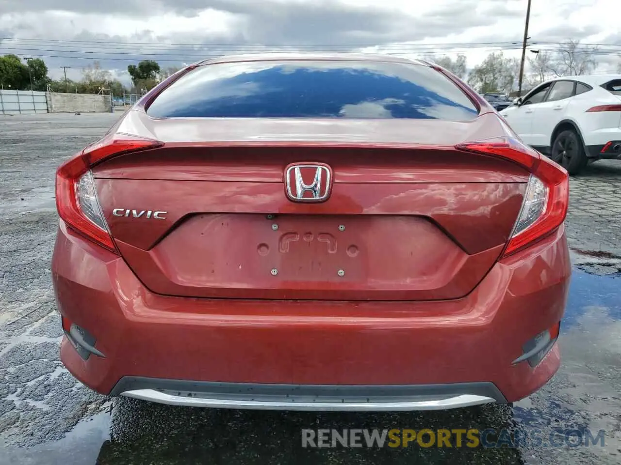 6 fotografías del automóvil dañado 2HGFC2F63LH566809 HONDA CIVIC 2020
