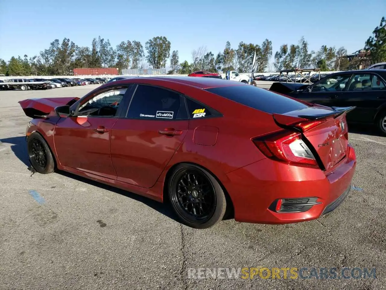 2 fotografías del automóvil dañado 2HGFC2F63LH588132 HONDA CIVIC 2020