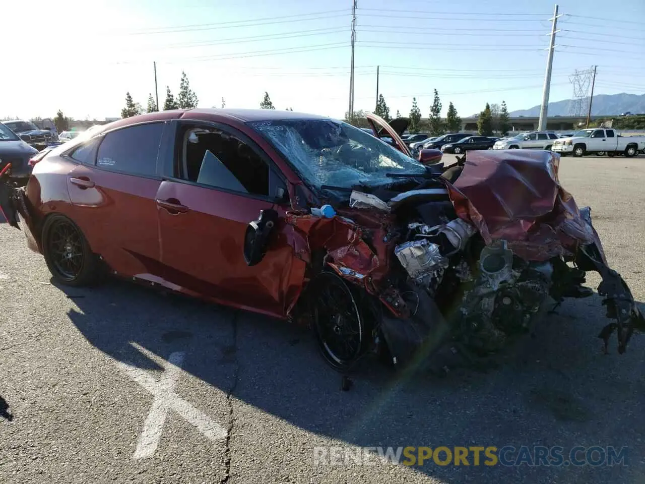 4 fotografías del automóvil dañado 2HGFC2F63LH588132 HONDA CIVIC 2020