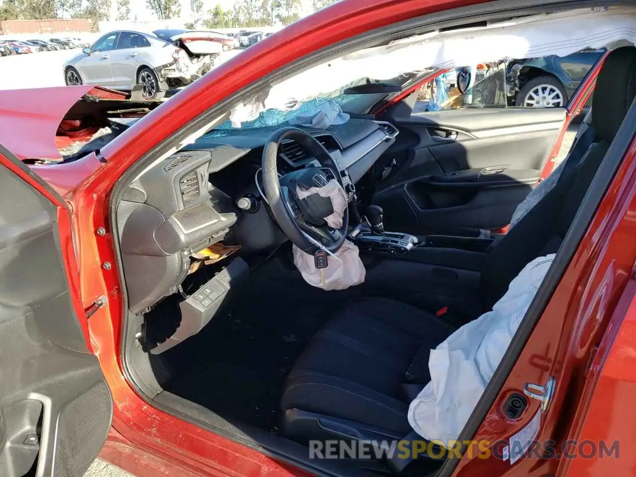 7 fotografías del automóvil dañado 2HGFC2F63LH588132 HONDA CIVIC 2020