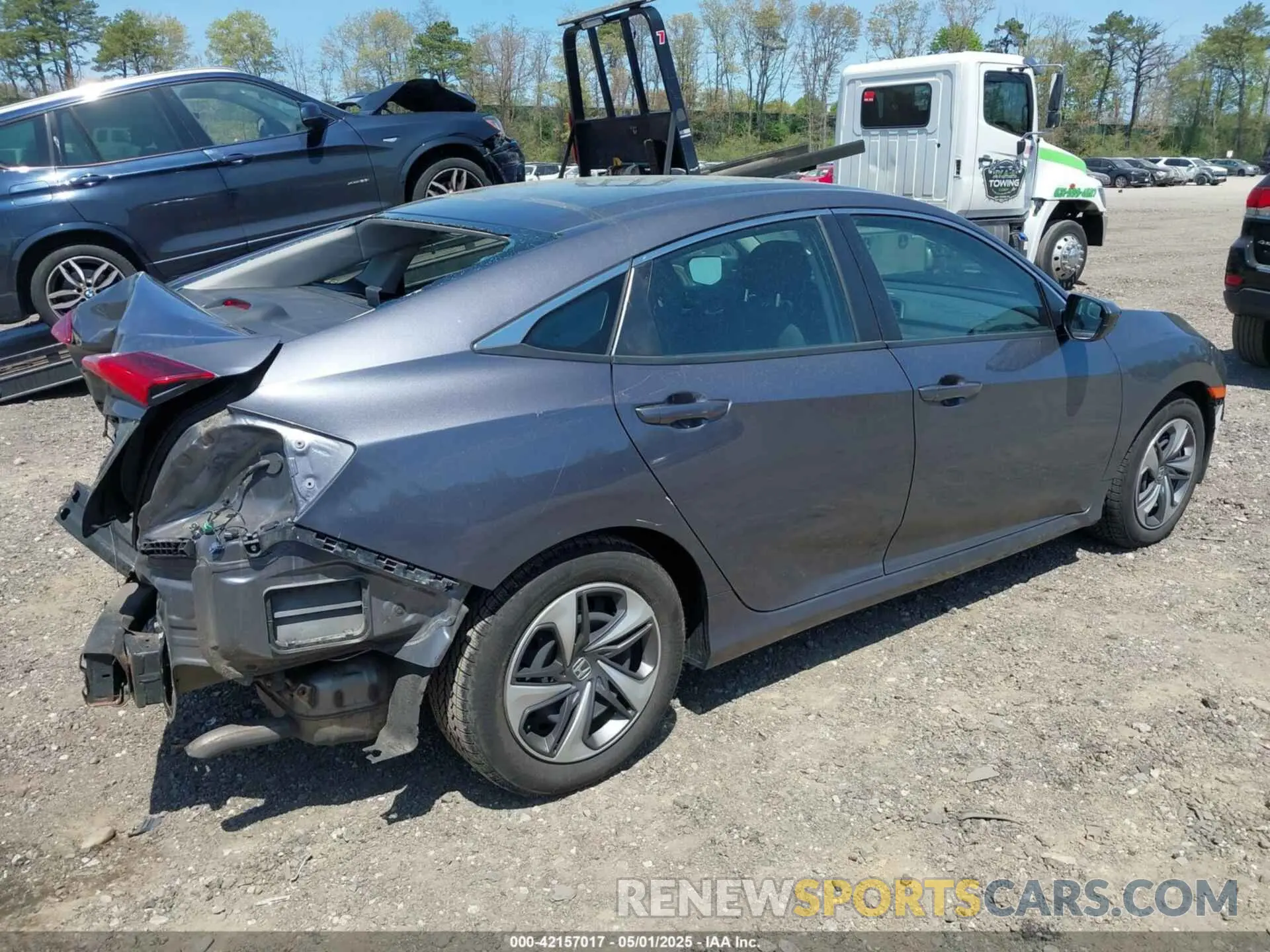 4 fotografías del automóvil dañado 2HGFC2F63LH597414 HONDA CIVIC 2020