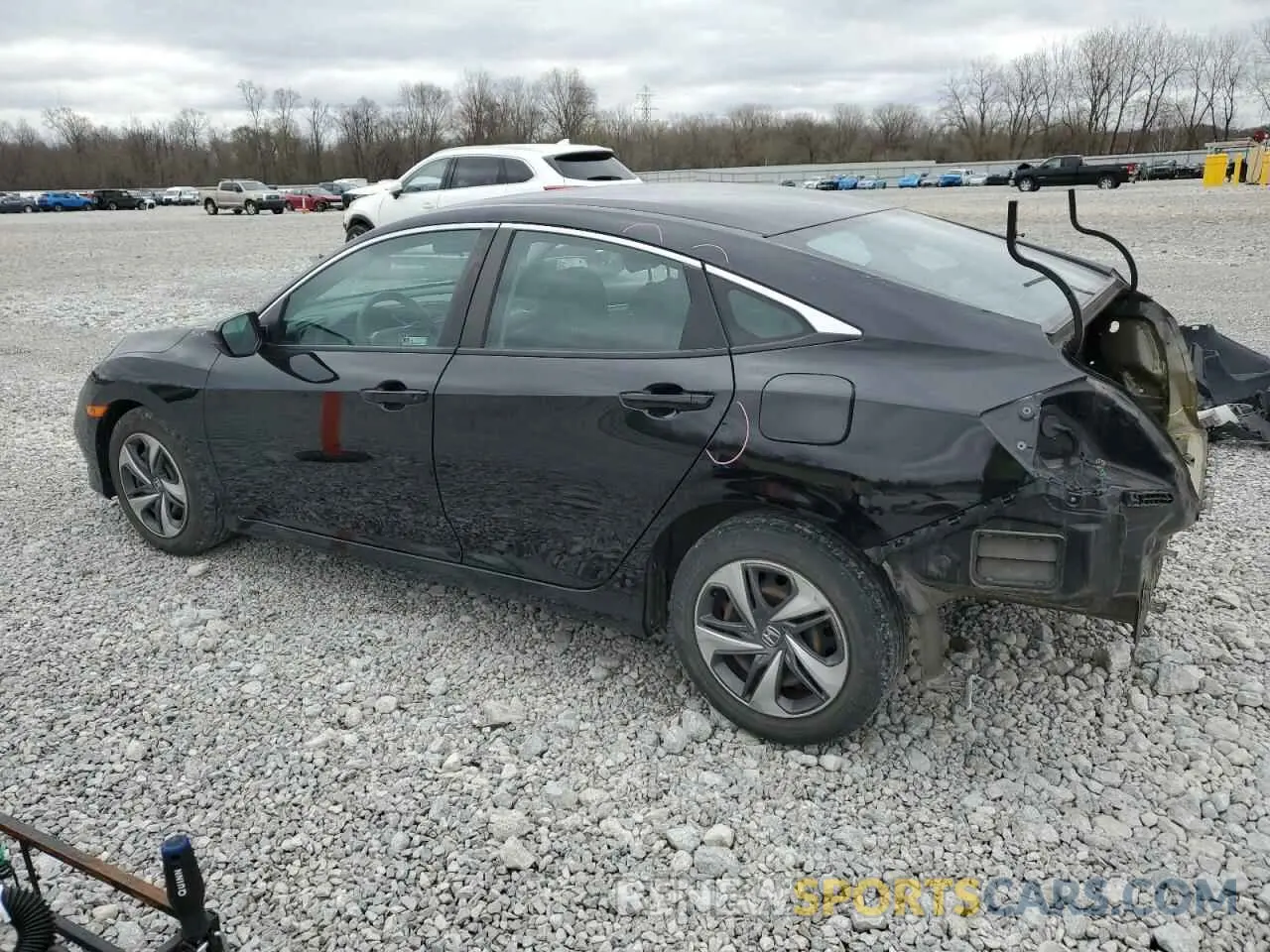 2 fotografías del automóvil dañado 2HGFC2F64LH504206 HONDA CIVIC 2020