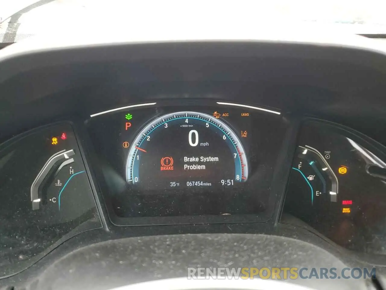 9 fotografías del automóvil dañado 2HGFC2F64LH504206 HONDA CIVIC 2020