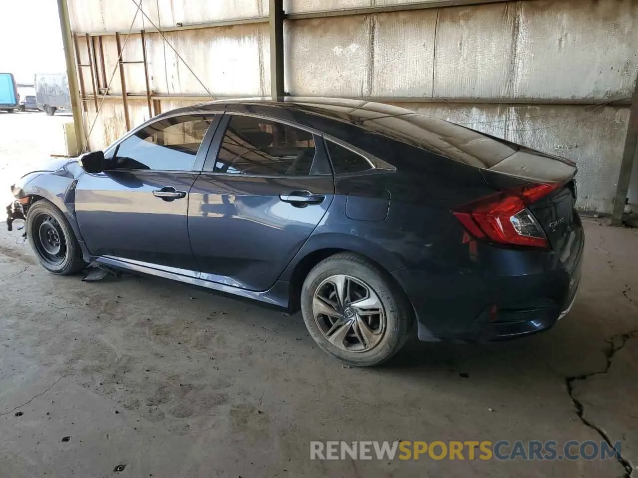 2 fotografías del automóvil dañado 2HGFC2F64LH542972 HONDA CIVIC 2020