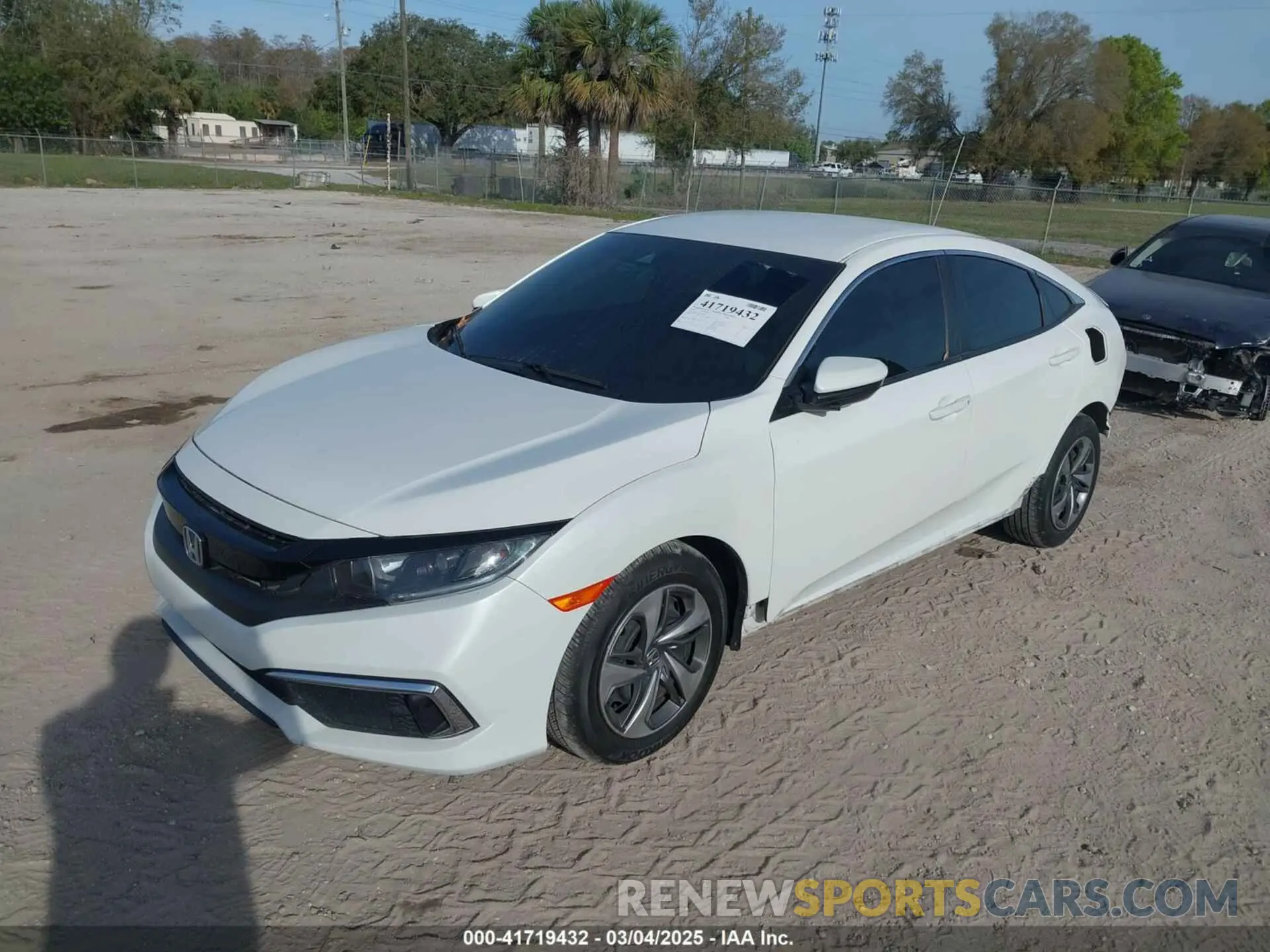 2 fotografías del automóvil dañado 2HGFC2F64LH548125 HONDA CIVIC 2020
