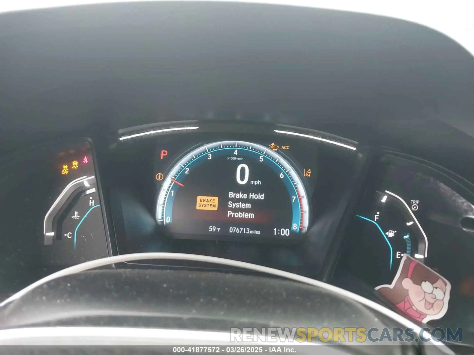 7 fotografías del automóvil dañado 2HGFC2F64LH593100 HONDA CIVIC 2020