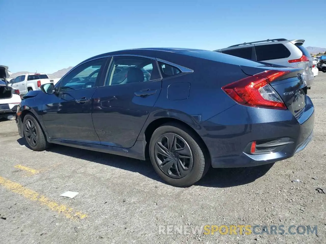 2 fotografías del automóvil dañado 2HGFC2F64LH593761 HONDA CIVIC 2020