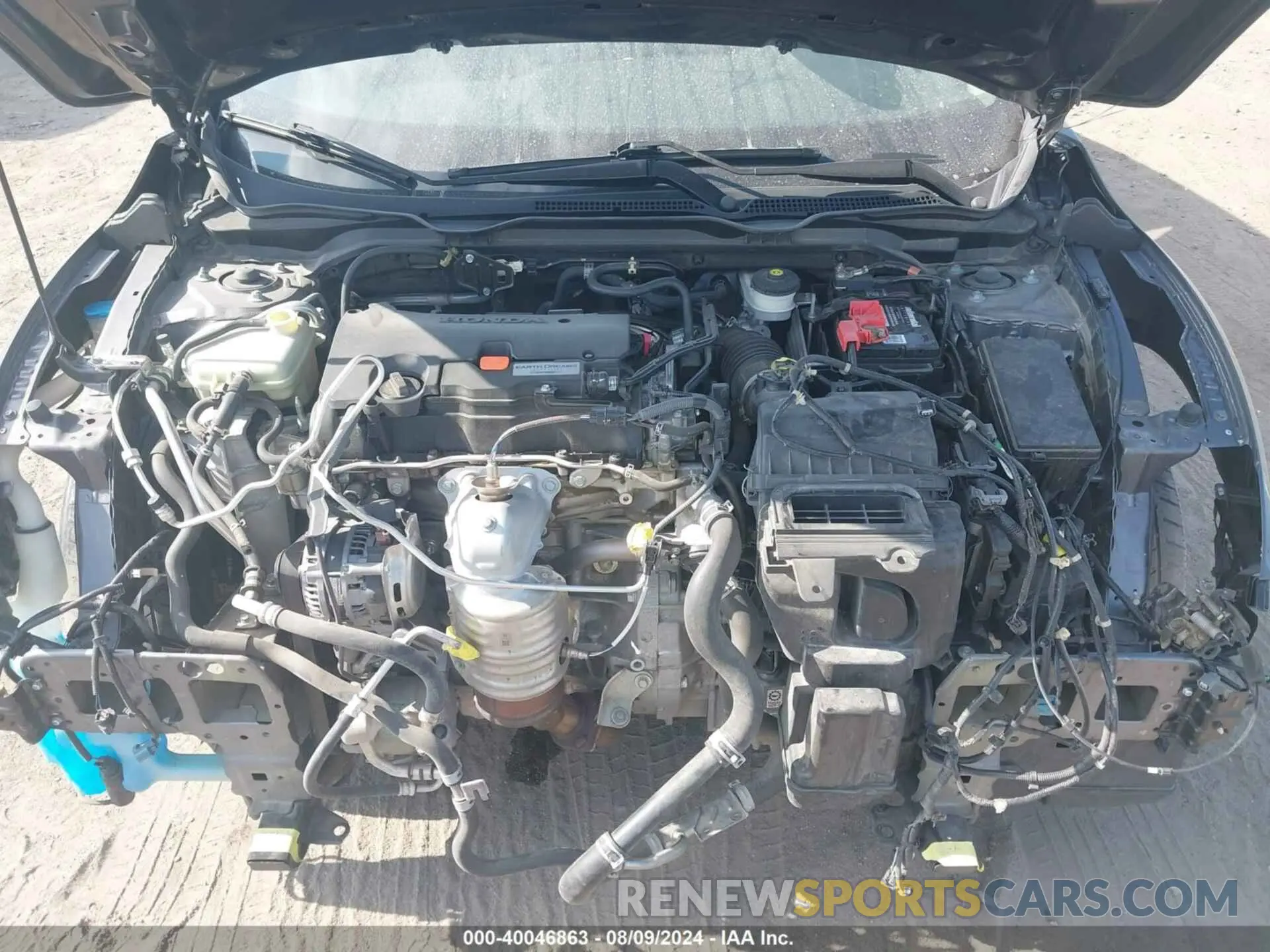 10 fotografías del automóvil dañado 2HGFC2F65LH505932 HONDA CIVIC 2020