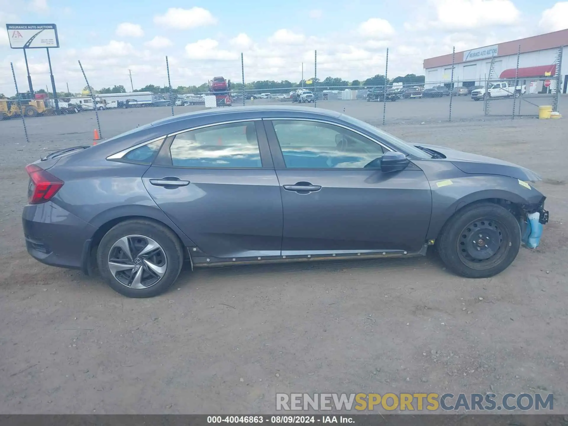 14 fotografías del automóvil dañado 2HGFC2F65LH505932 HONDA CIVIC 2020