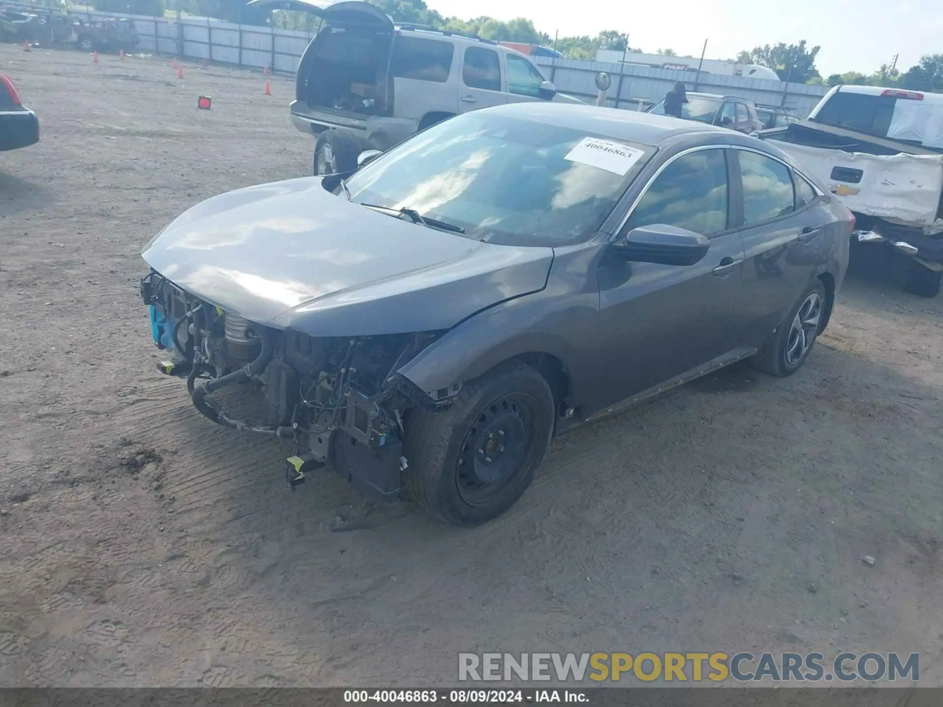 2 fotografías del automóvil dañado 2HGFC2F65LH505932 HONDA CIVIC 2020