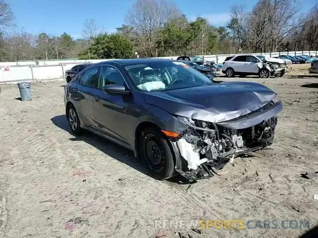 11 fotografías del automóvil dañado 2HGFC2F65LH530300 HONDA CIVIC 2020