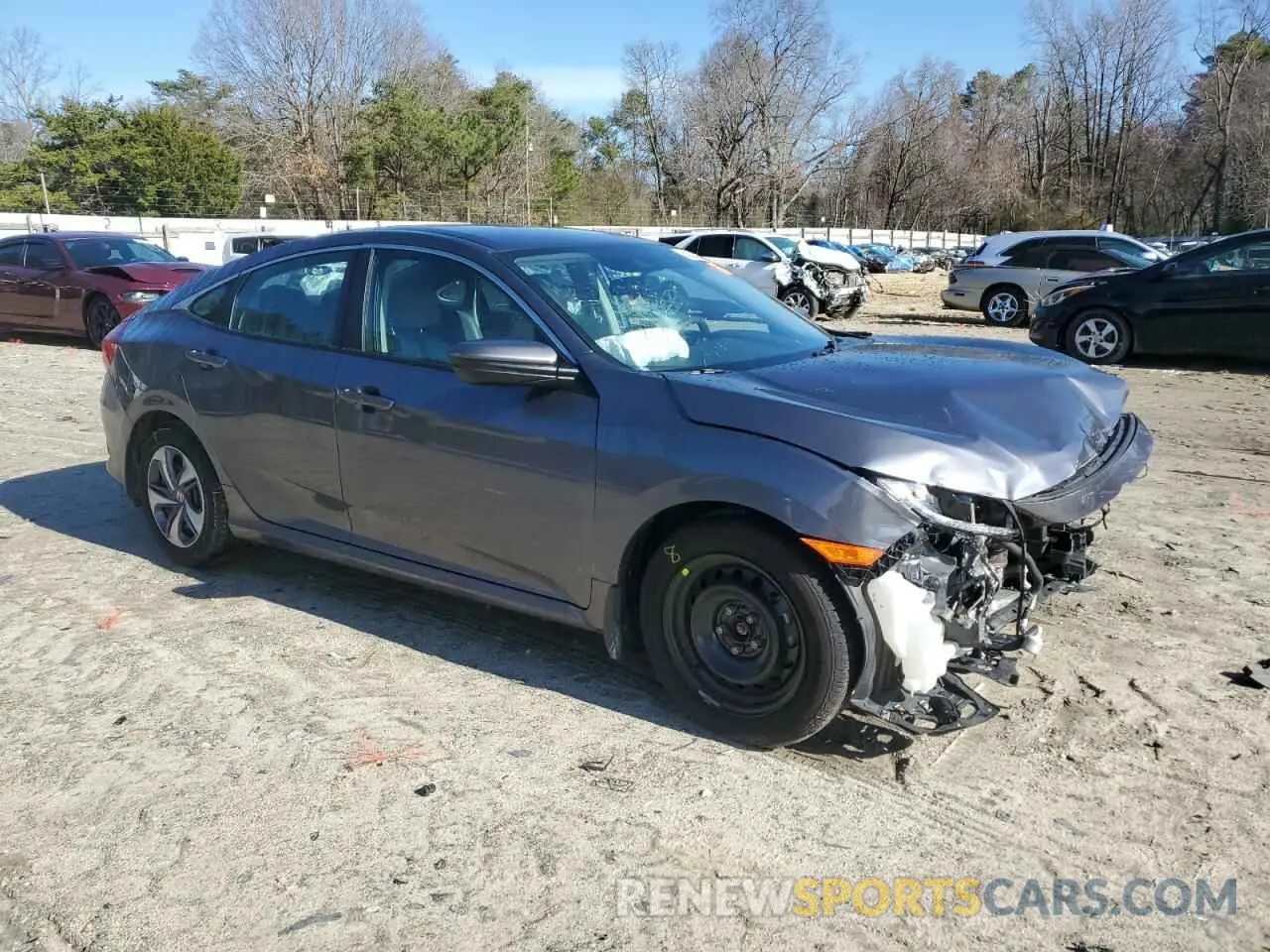 4 fotografías del automóvil dañado 2HGFC2F65LH530300 HONDA CIVIC 2020