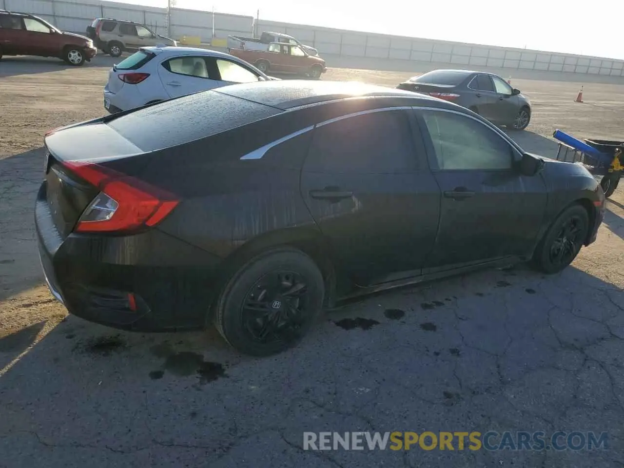 3 fotografías del automóvil dañado 2HGFC2F65LH531379 HONDA CIVIC 2020