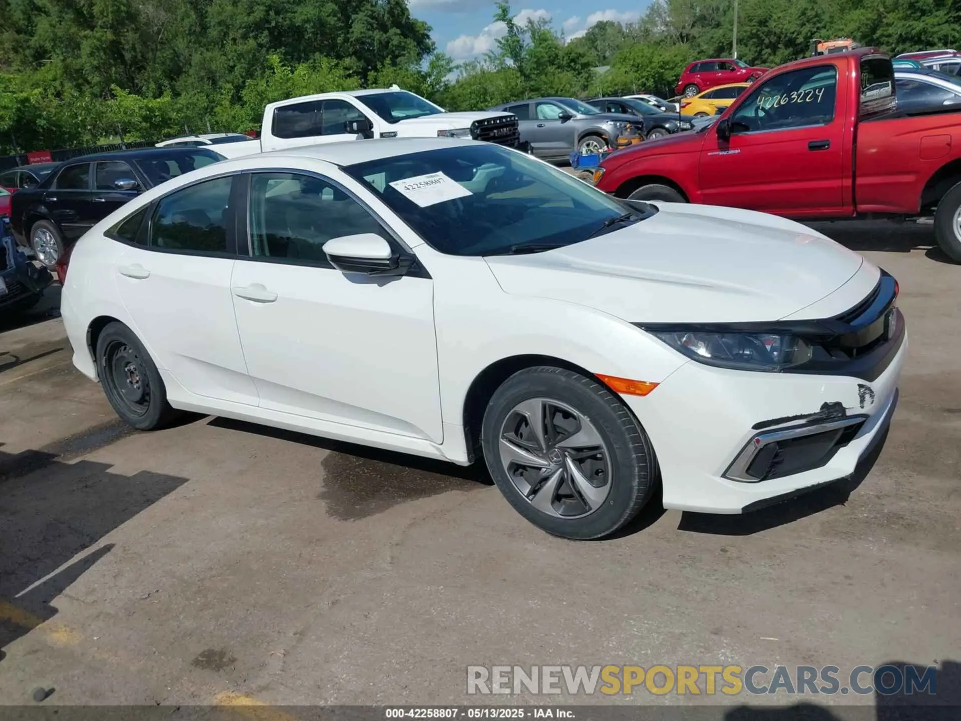 1 fotografías del automóvil dañado 2HGFC2F65LH537800 HONDA CIVIC 2020