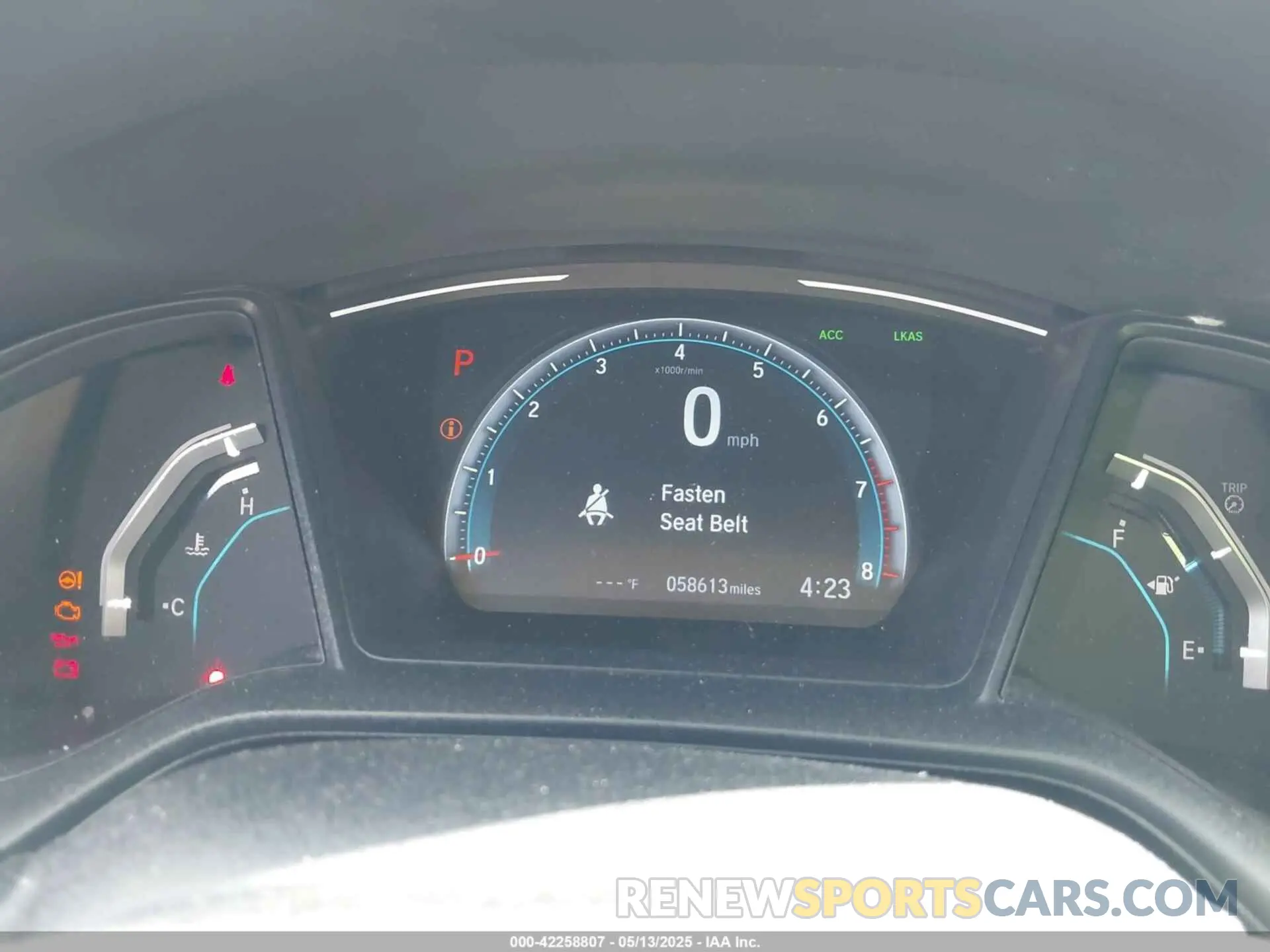 7 fotografías del automóvil dañado 2HGFC2F65LH537800 HONDA CIVIC 2020
