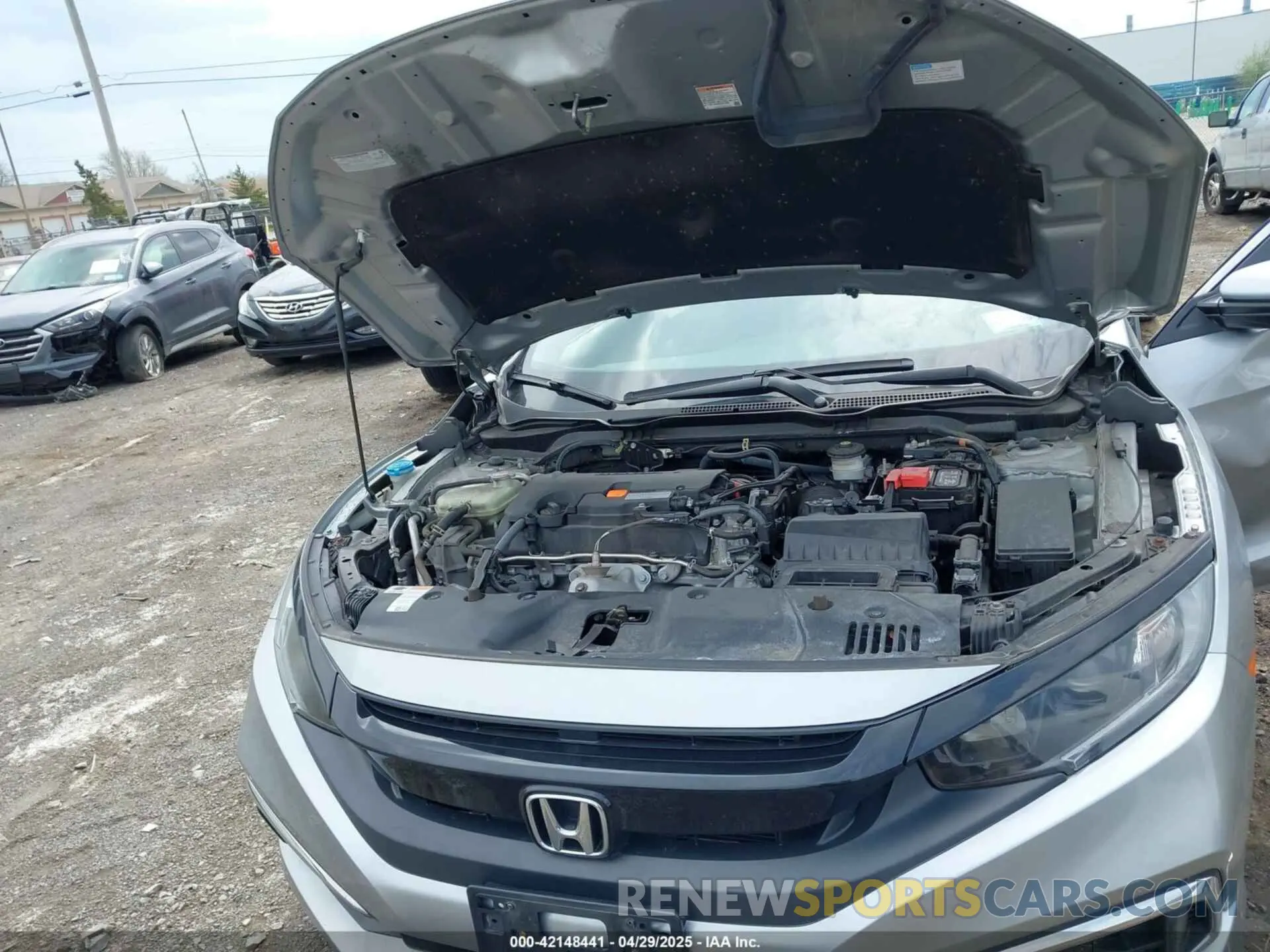10 fotografías del automóvil dañado 2HGFC2F65LH544133 HONDA CIVIC 2020