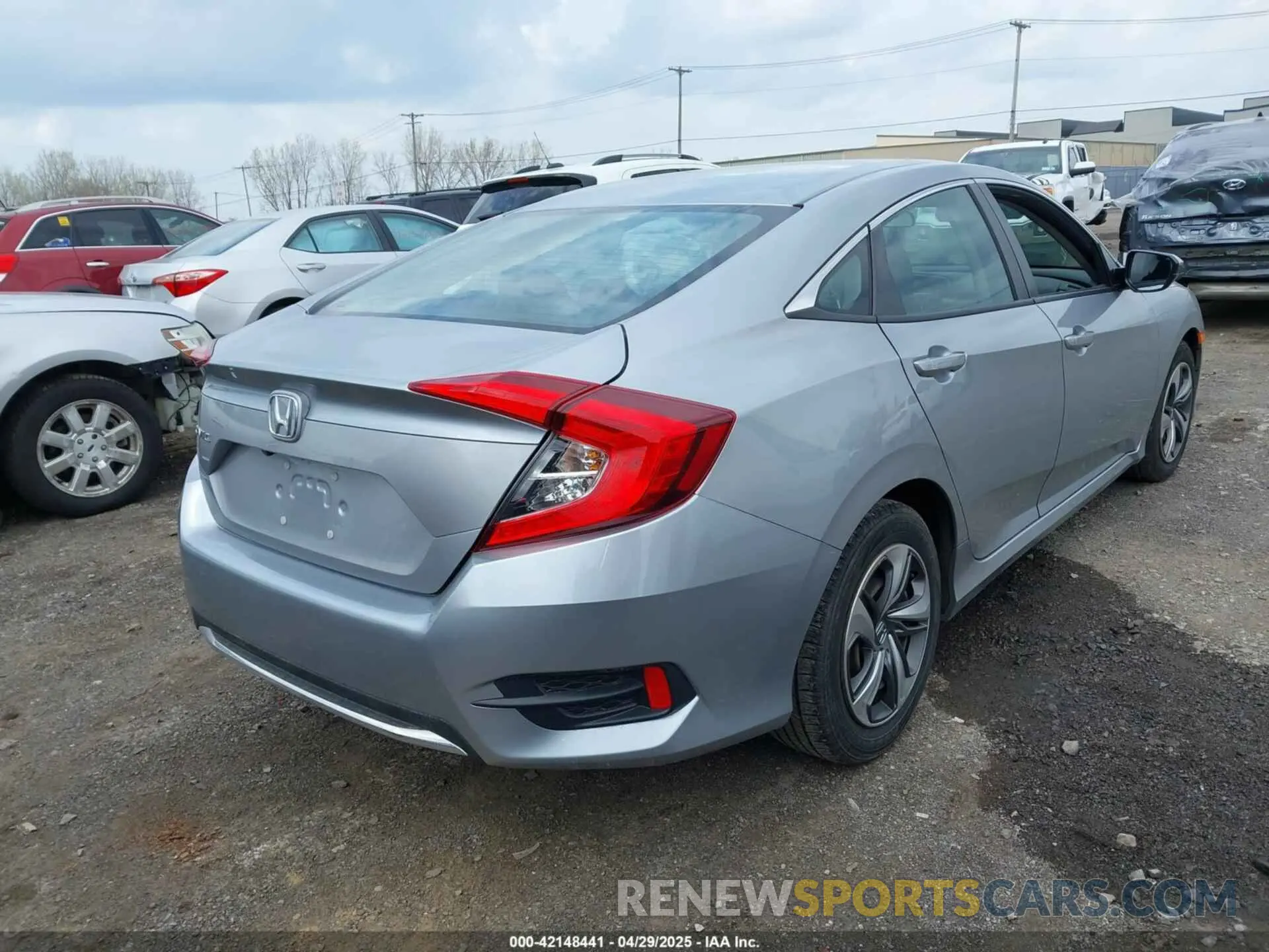 4 fotografías del automóvil dañado 2HGFC2F65LH544133 HONDA CIVIC 2020