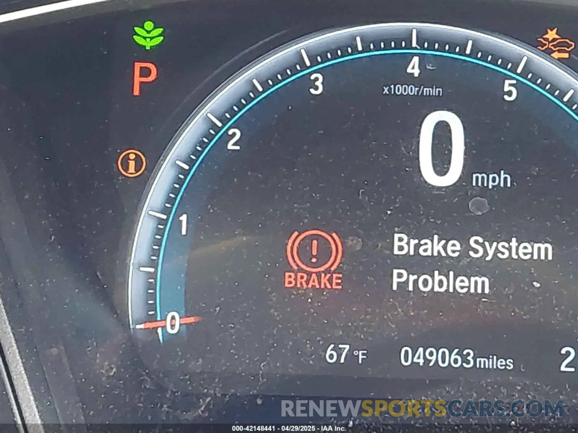 7 fotografías del automóvil dañado 2HGFC2F65LH544133 HONDA CIVIC 2020