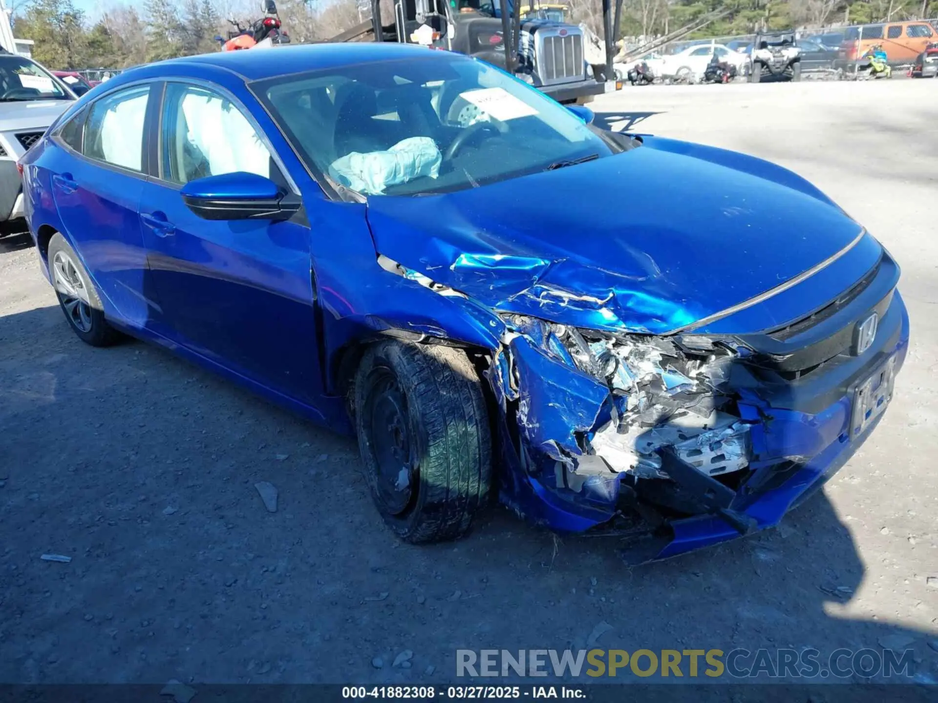 1 fotografías del automóvil dañado 2HGFC2F65LH545086 HONDA CIVIC 2020