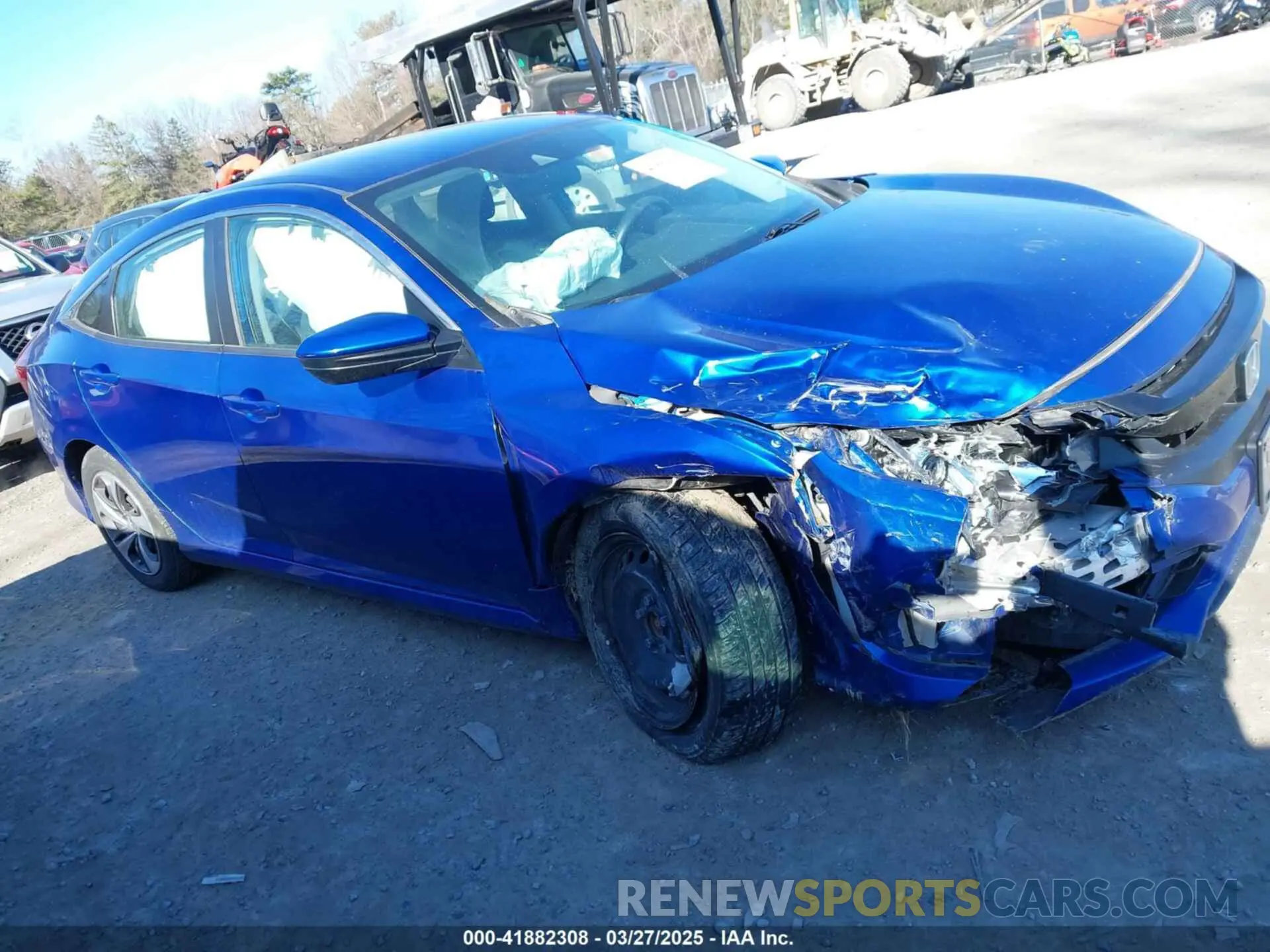 13 fotografías del automóvil dañado 2HGFC2F65LH545086 HONDA CIVIC 2020