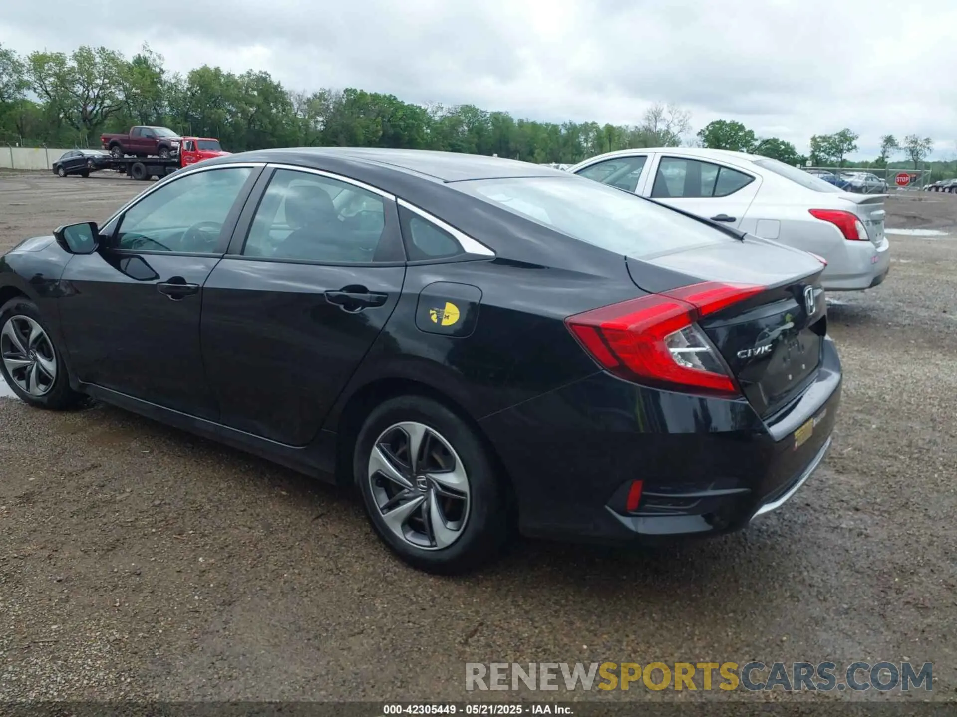 3 fotografías del automóvil dañado 2HGFC2F65LH551129 HONDA CIVIC 2020